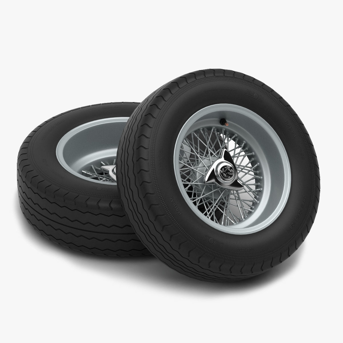 Classic Racing Wheels Bundle 3D Model Collection_3