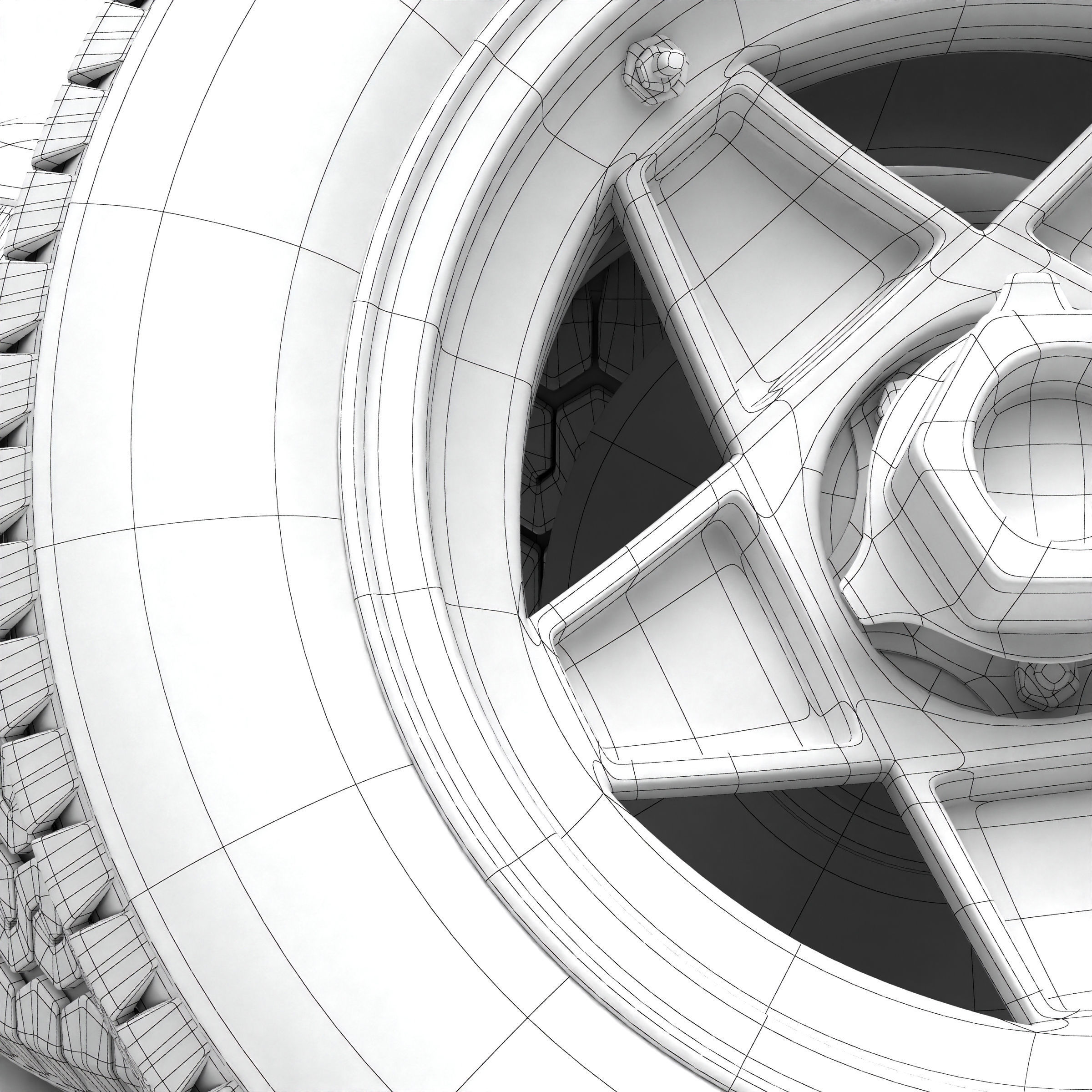 Classic Racing Wheels Bundle 3D Model Collection_24