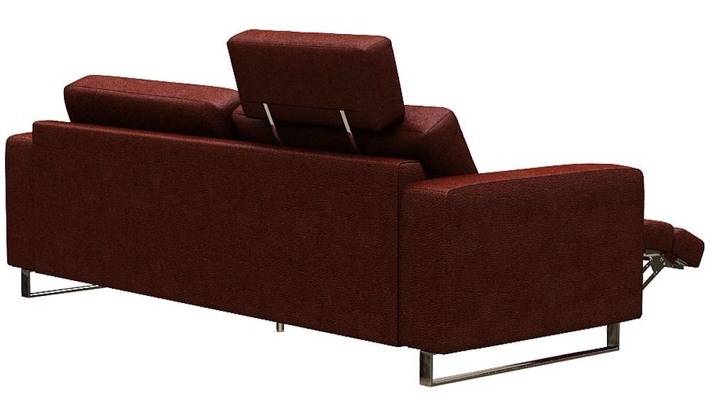 Sofa Double seater with left chaise lounge Low-poly 3D model_4