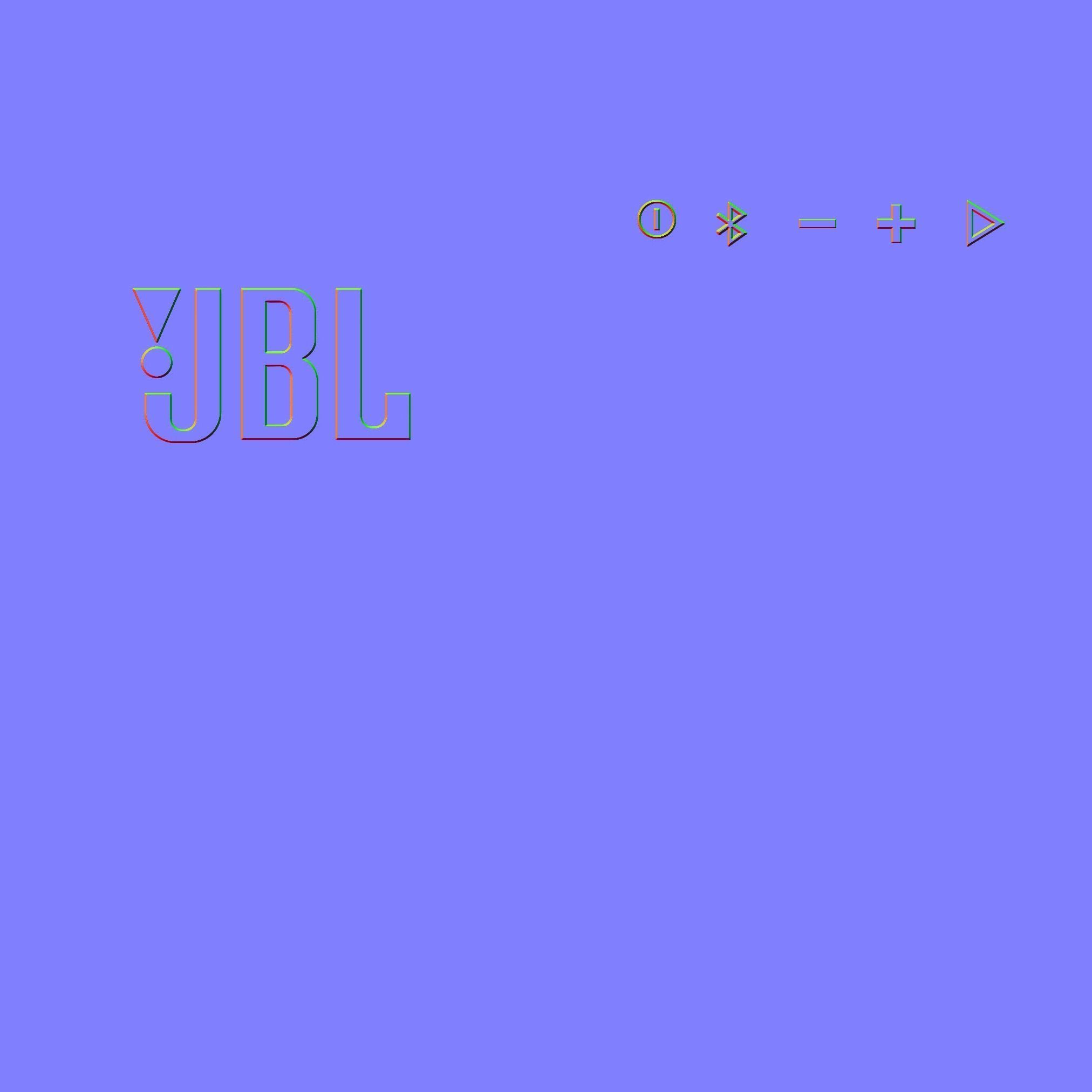 JBL Speaker 3D model_4