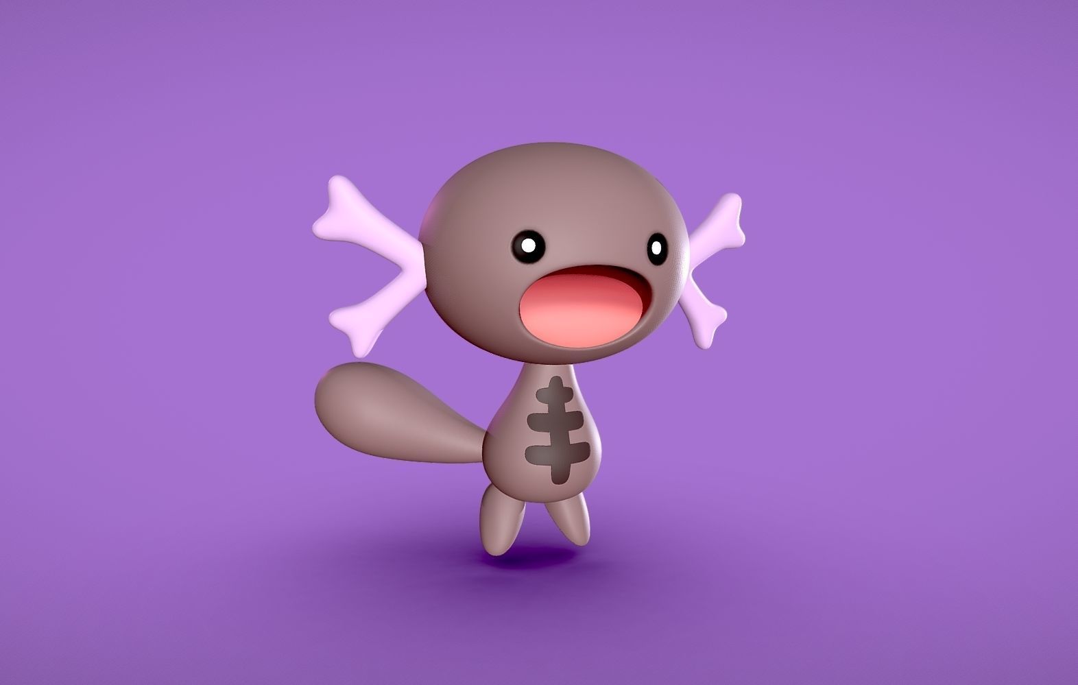 Paldean Wooper -3D print 3D print model_1