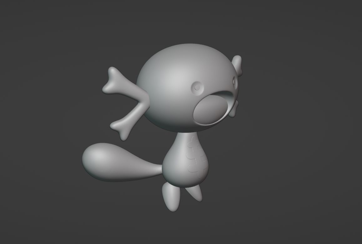 Paldean Wooper -3D print 3D print model_5