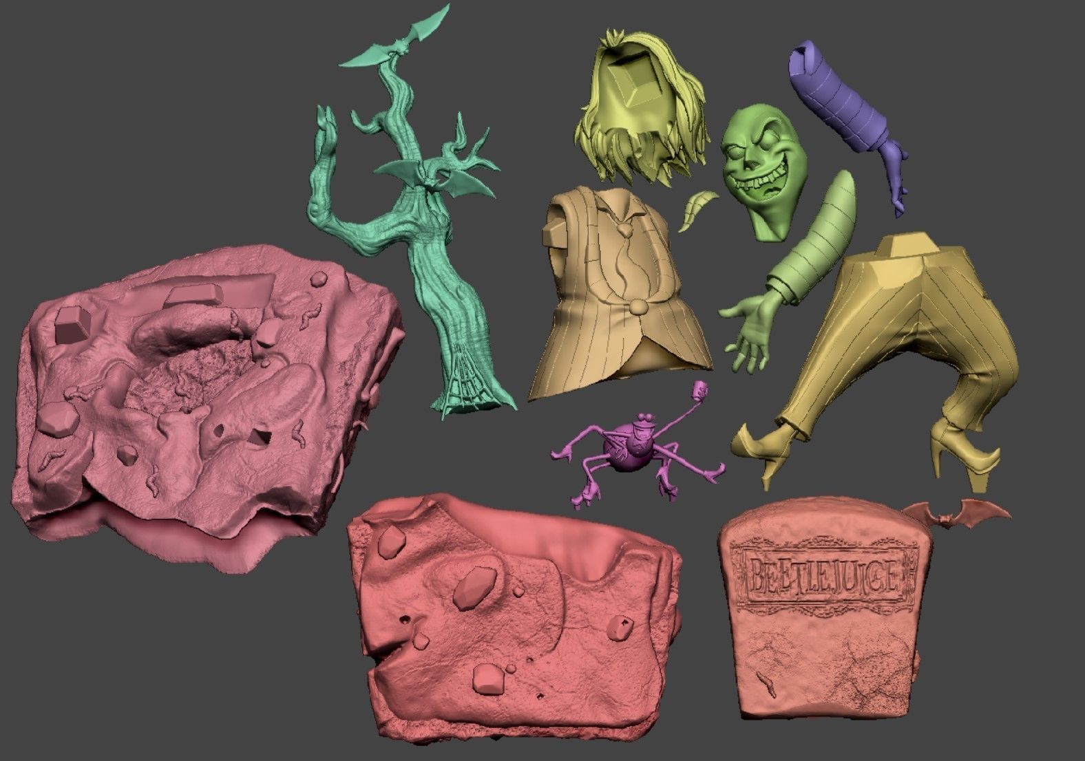 Beetlejuice Animated Series 3D print model_17