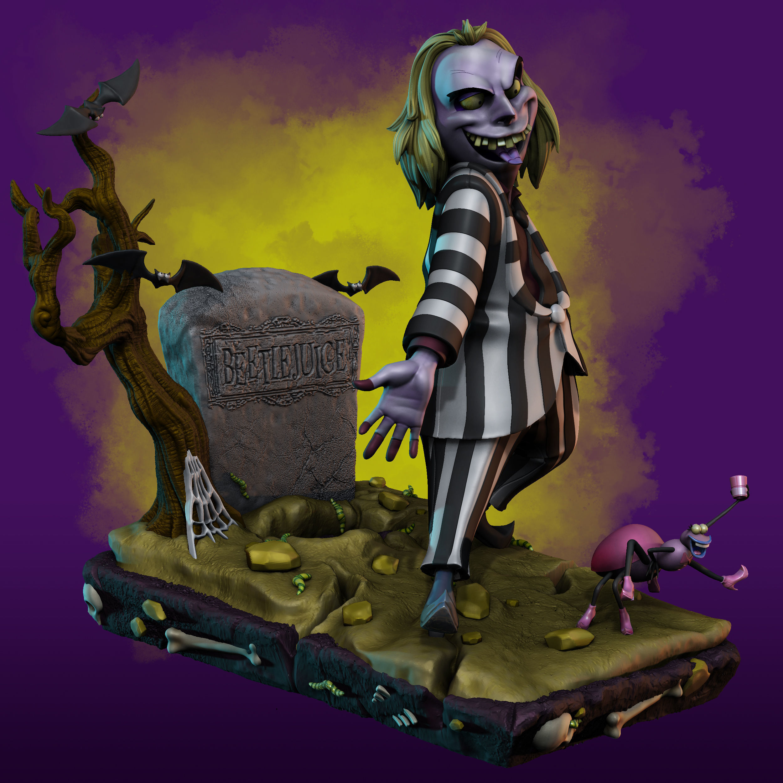 Beetlejuice Animated Series 3D print model_2