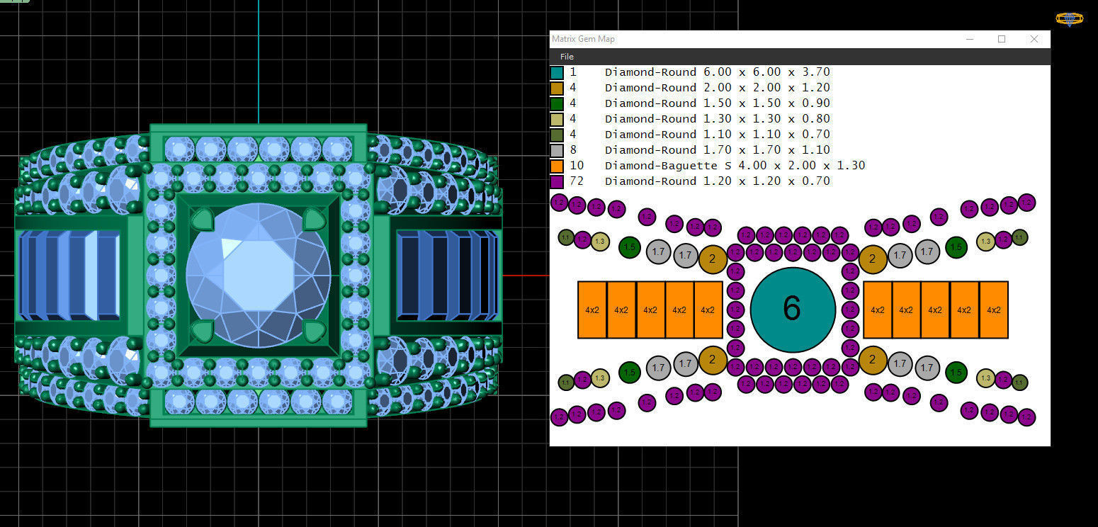 Ring 63  3D print model_7