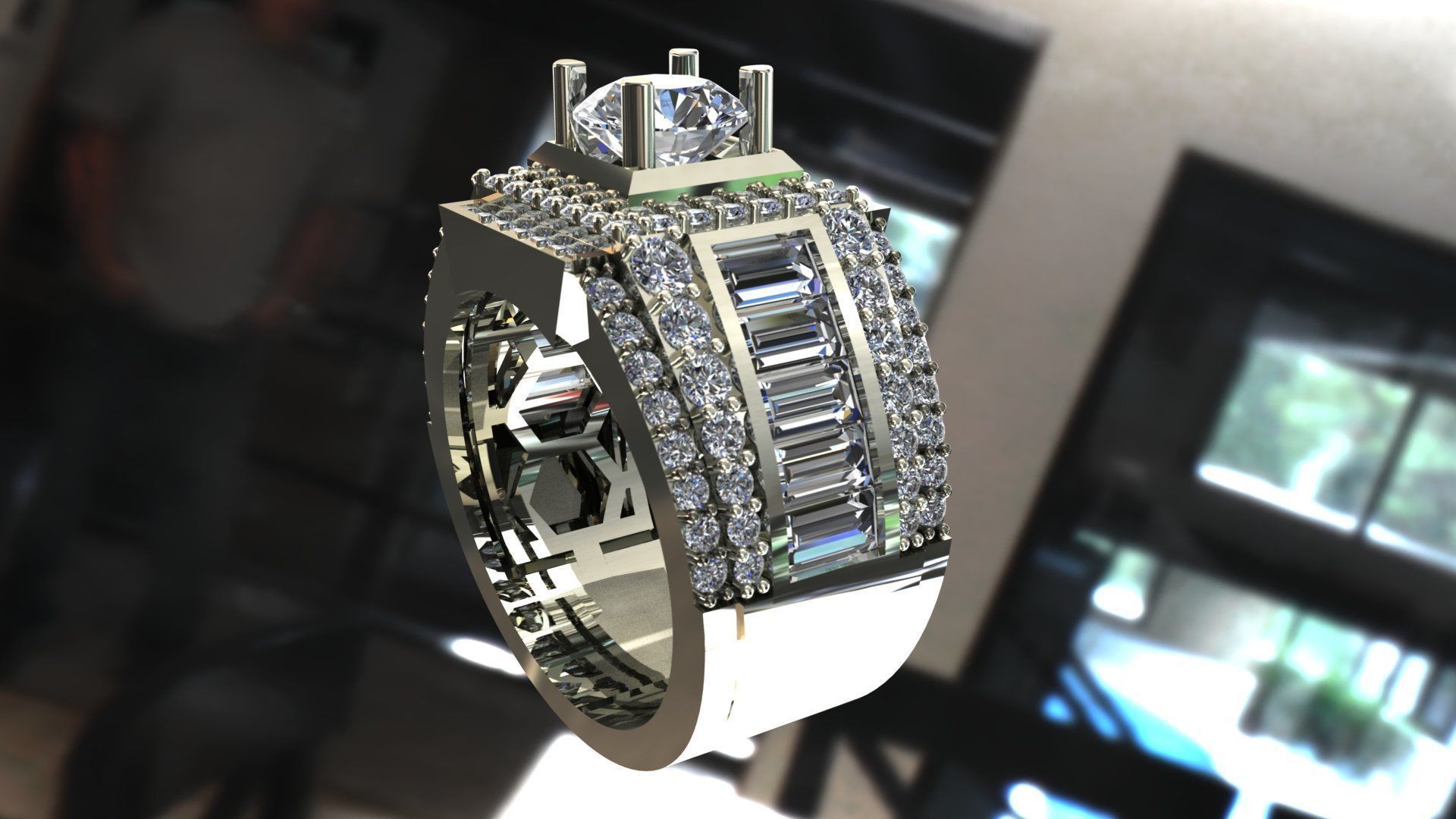 Ring 63  3D print model_1