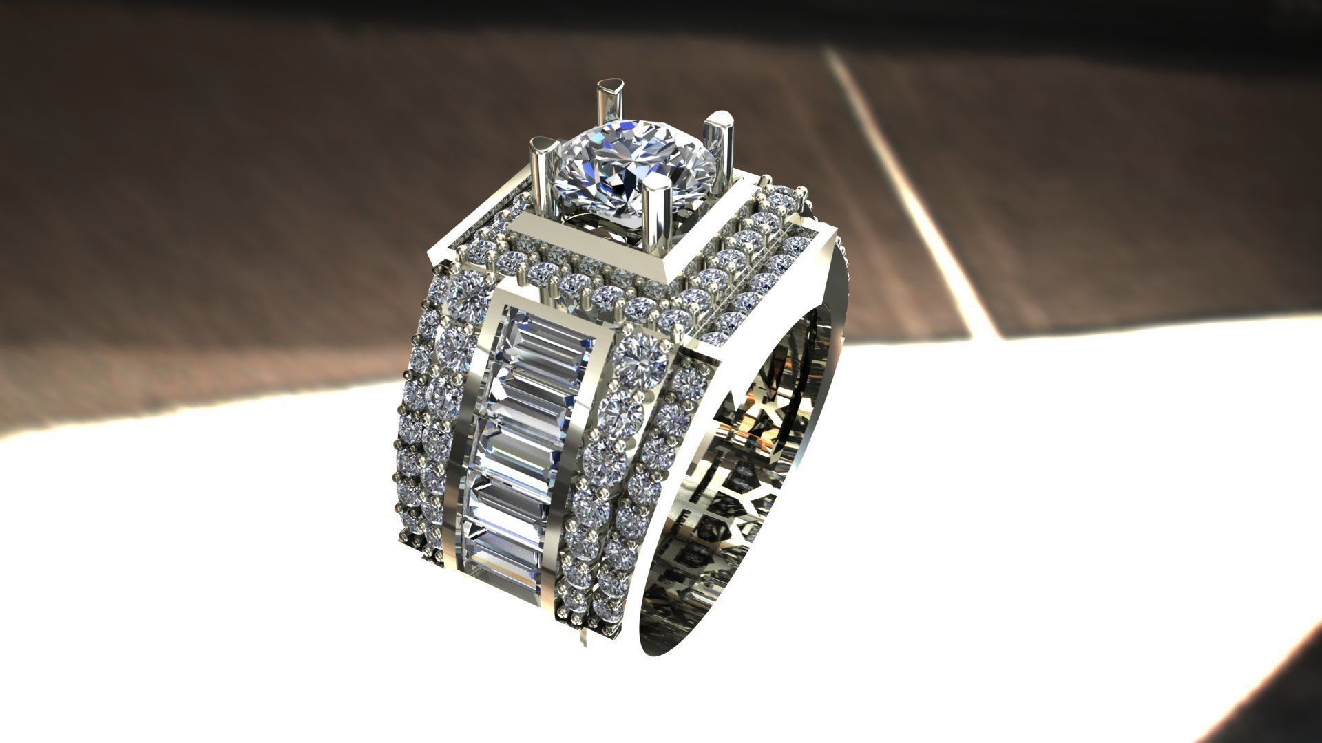 Ring 63  3D print model_2