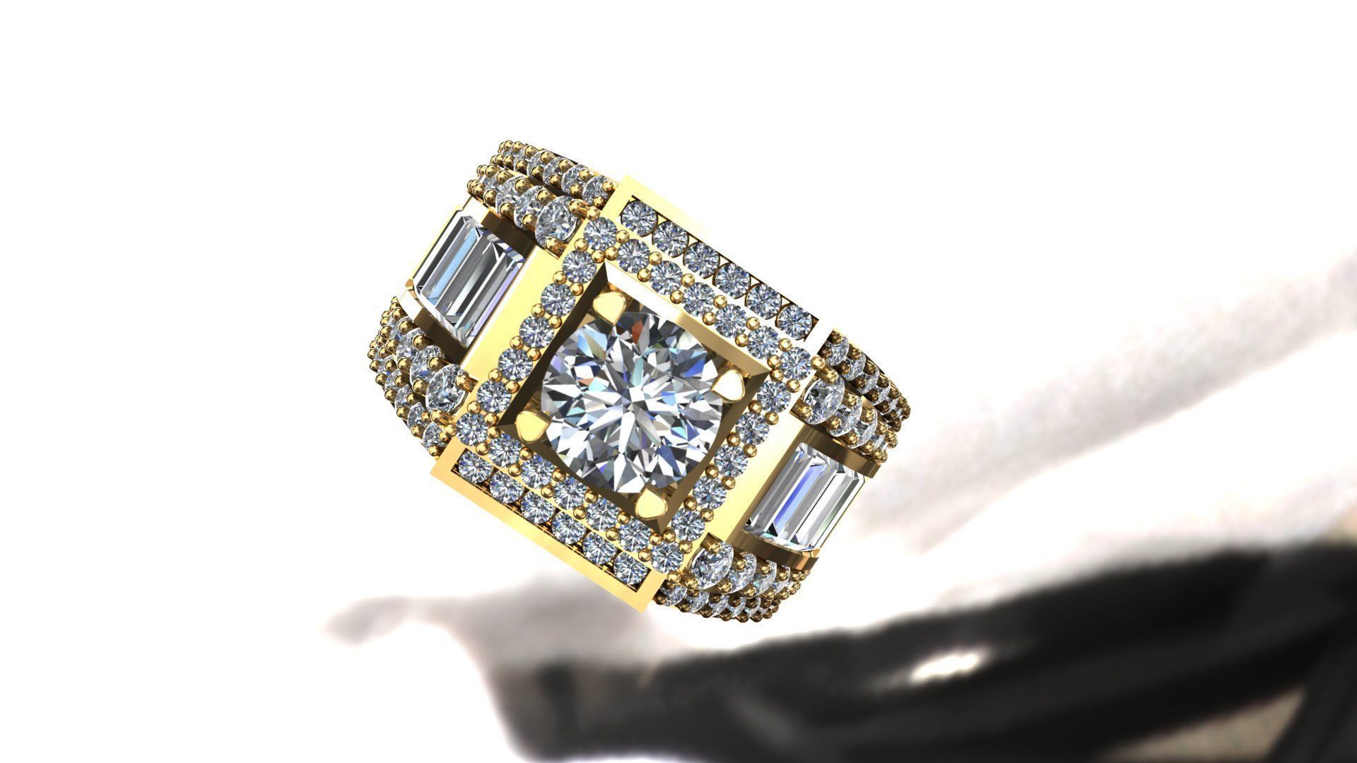 Ring 63  3D print model_3