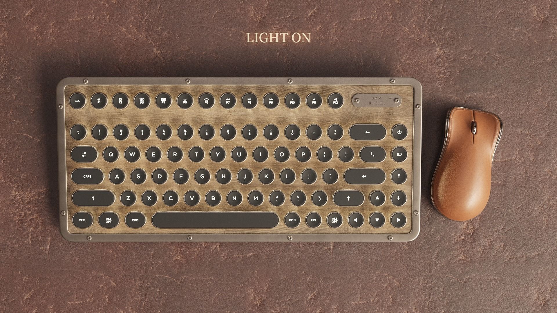 Azio Vintage Set Mini Low-poly 3D model_2