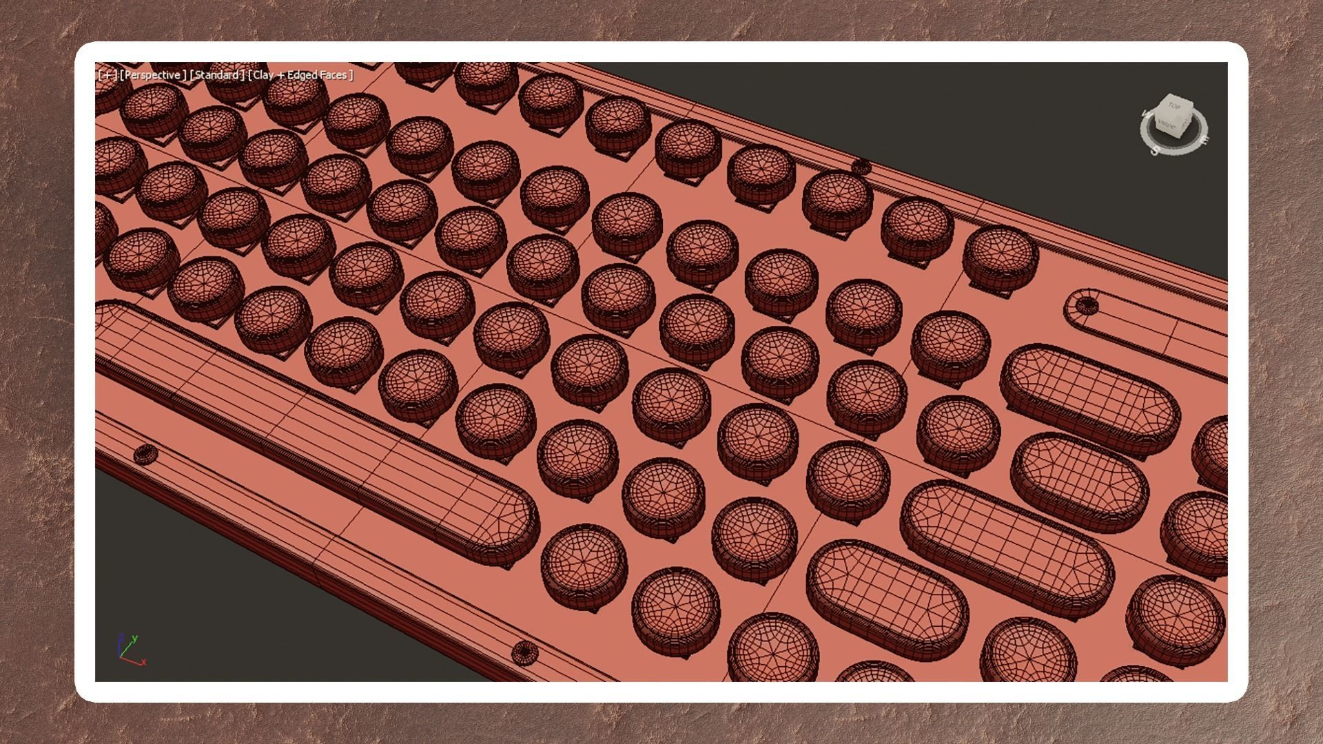 Azio Vintage Set Mini Low-poly 3D model_7