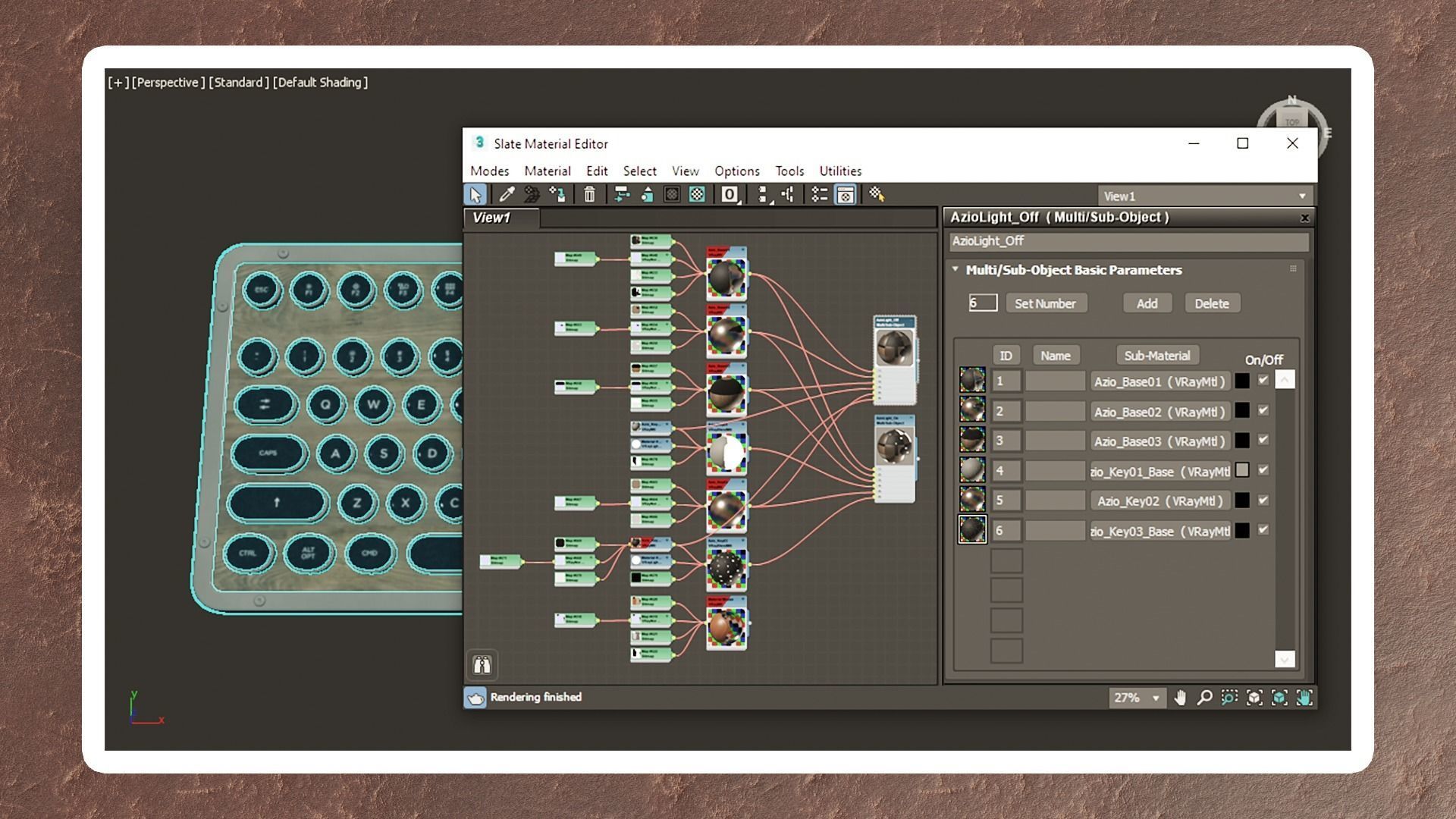 Azio Vintage Set Mini Low-poly 3D model_11