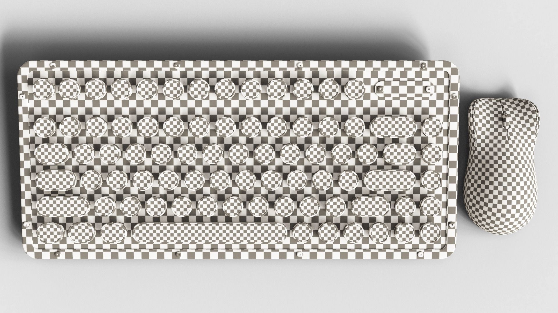 Azio Vintage Set Mini Low-poly 3D model_13