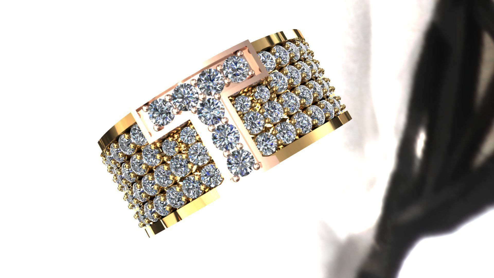 Ring 67  3D print model_5