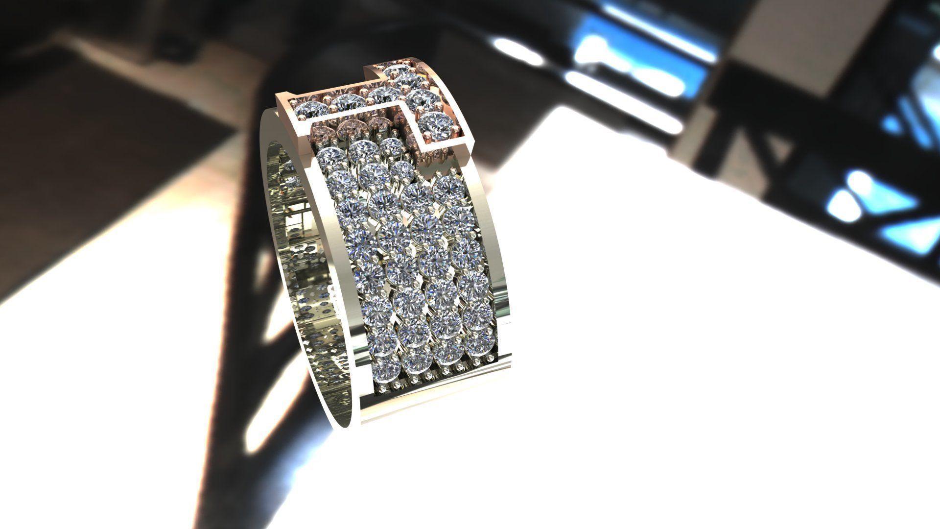 Ring 67  3D print model_1