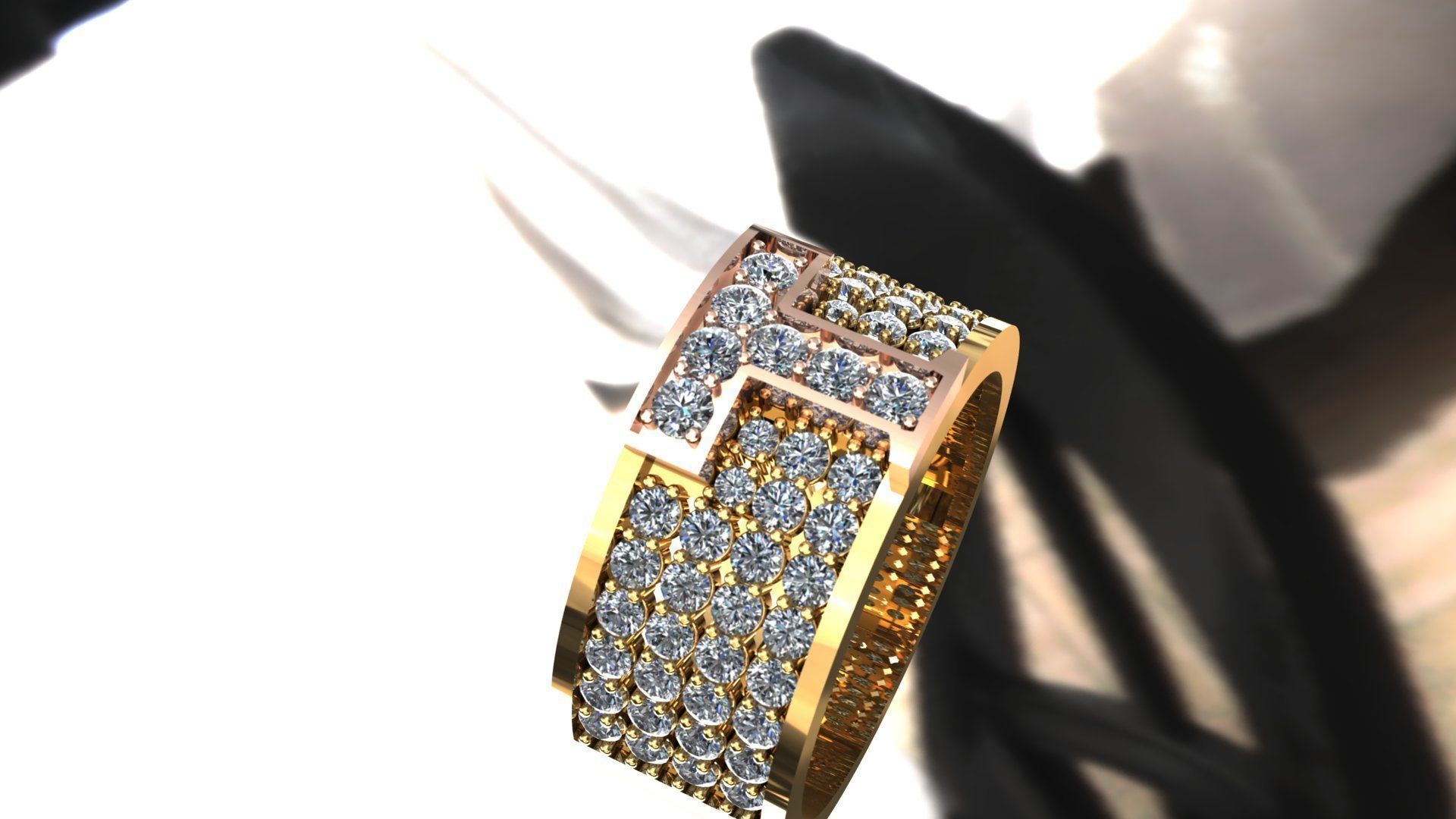 Ring 67  3D print model_4