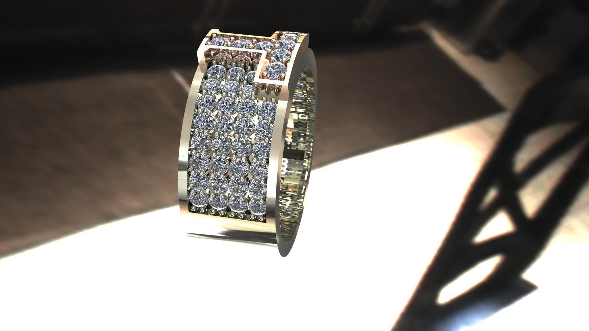 Ring 67  3D print model_3