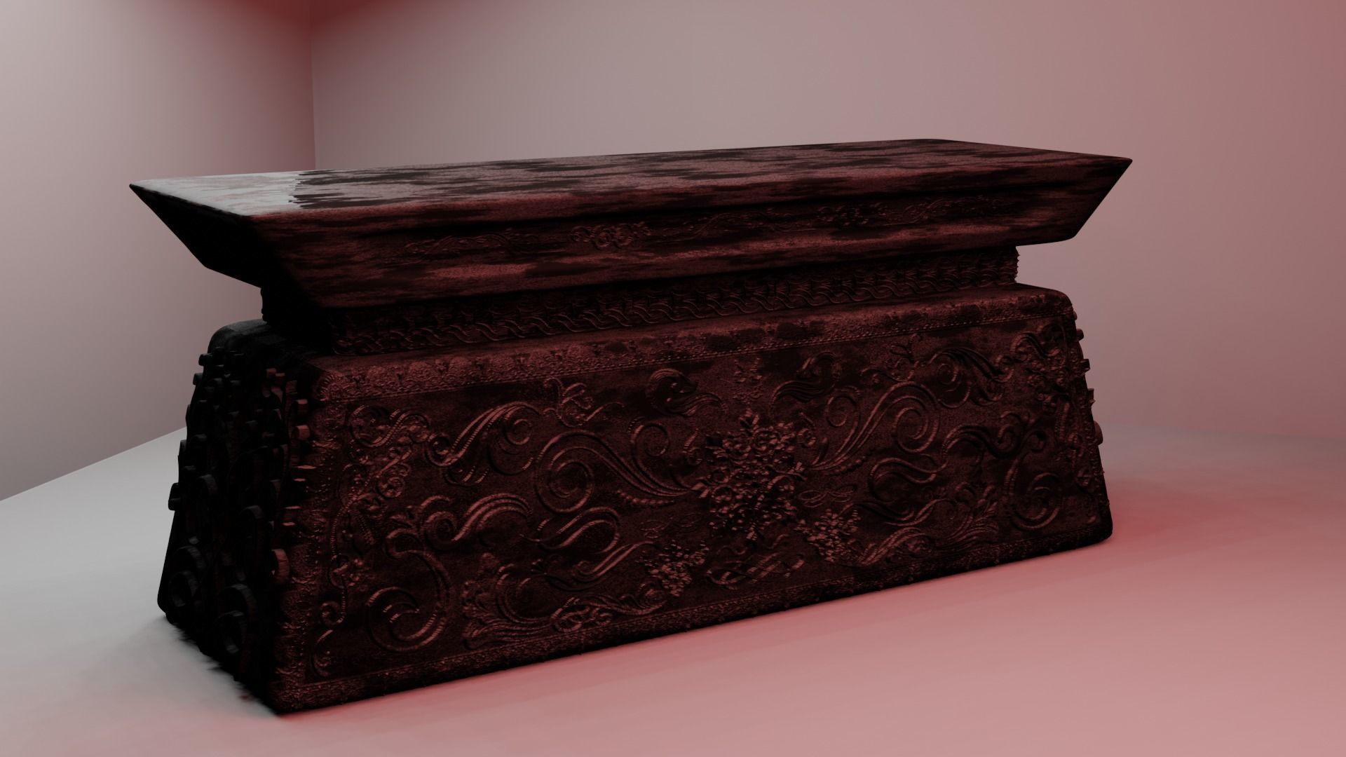 Emboss Ancient Tomb  3D model_1