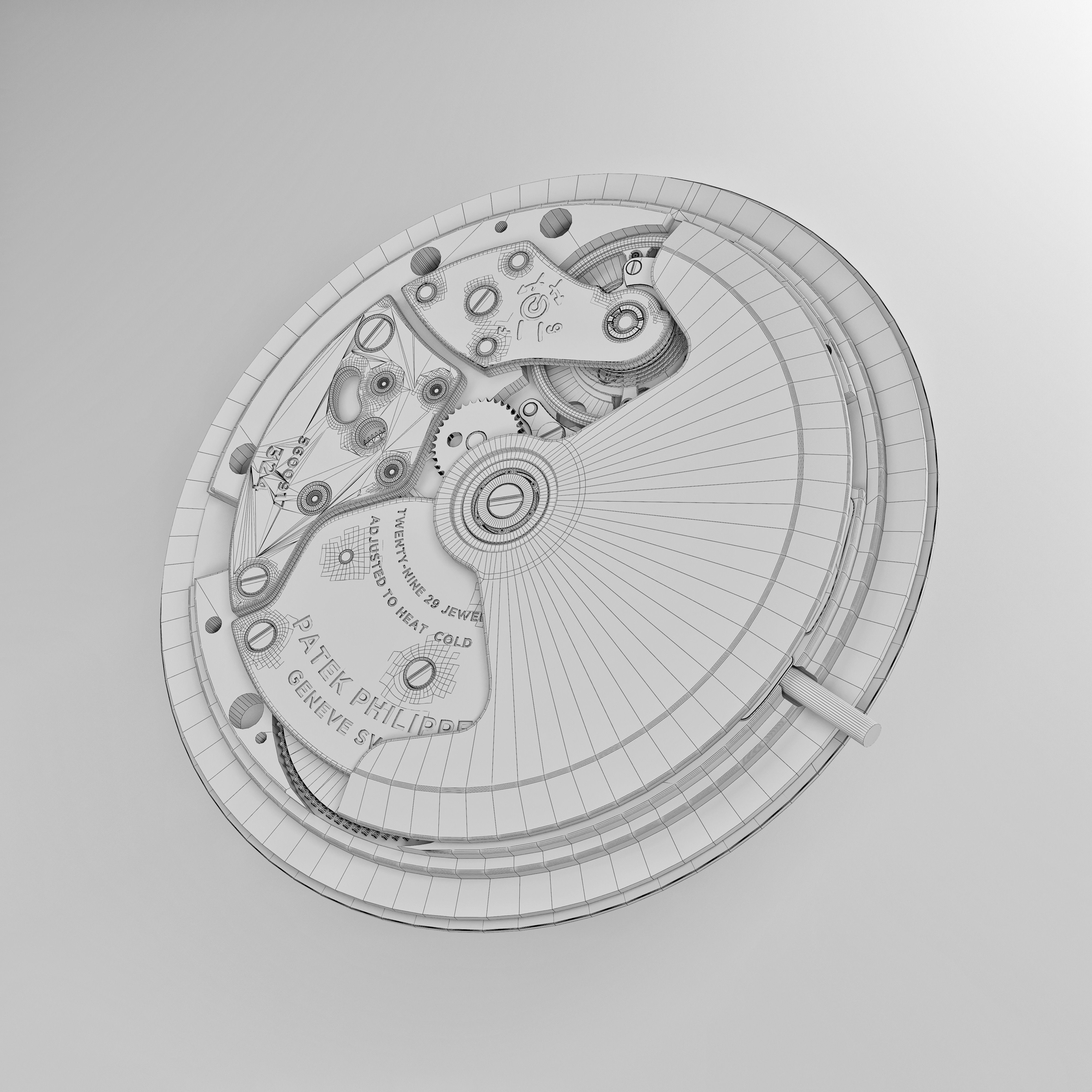 Patek Phillipe Caliber 324 movement 3D model_5