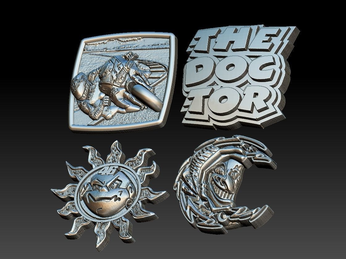 Valentino Rossi Elements 3D print model_1