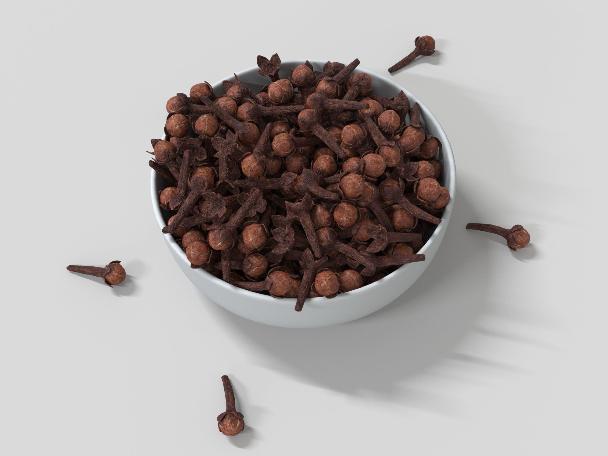Clove spice 3D model_2
