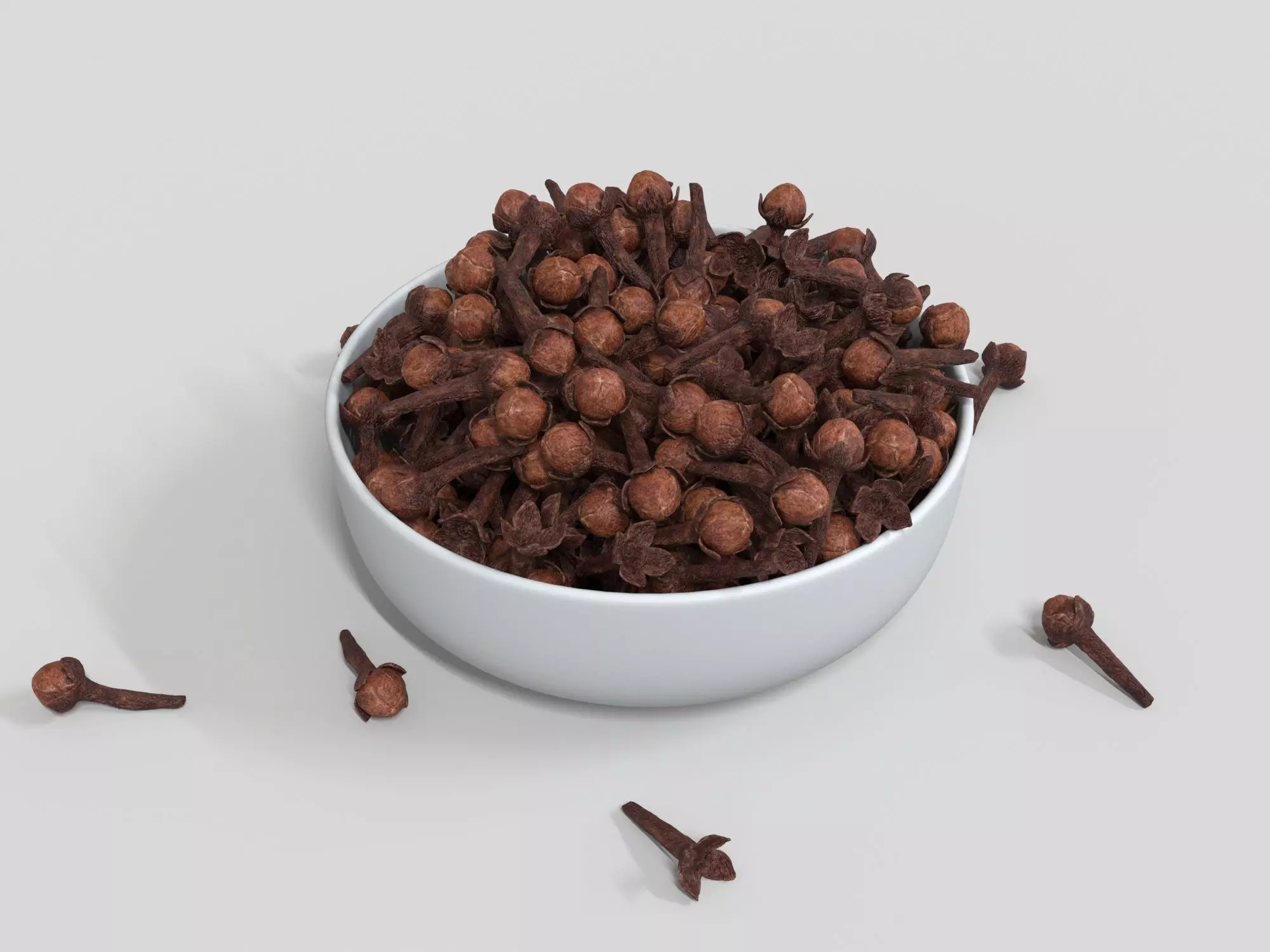Clove spice 3D model_0