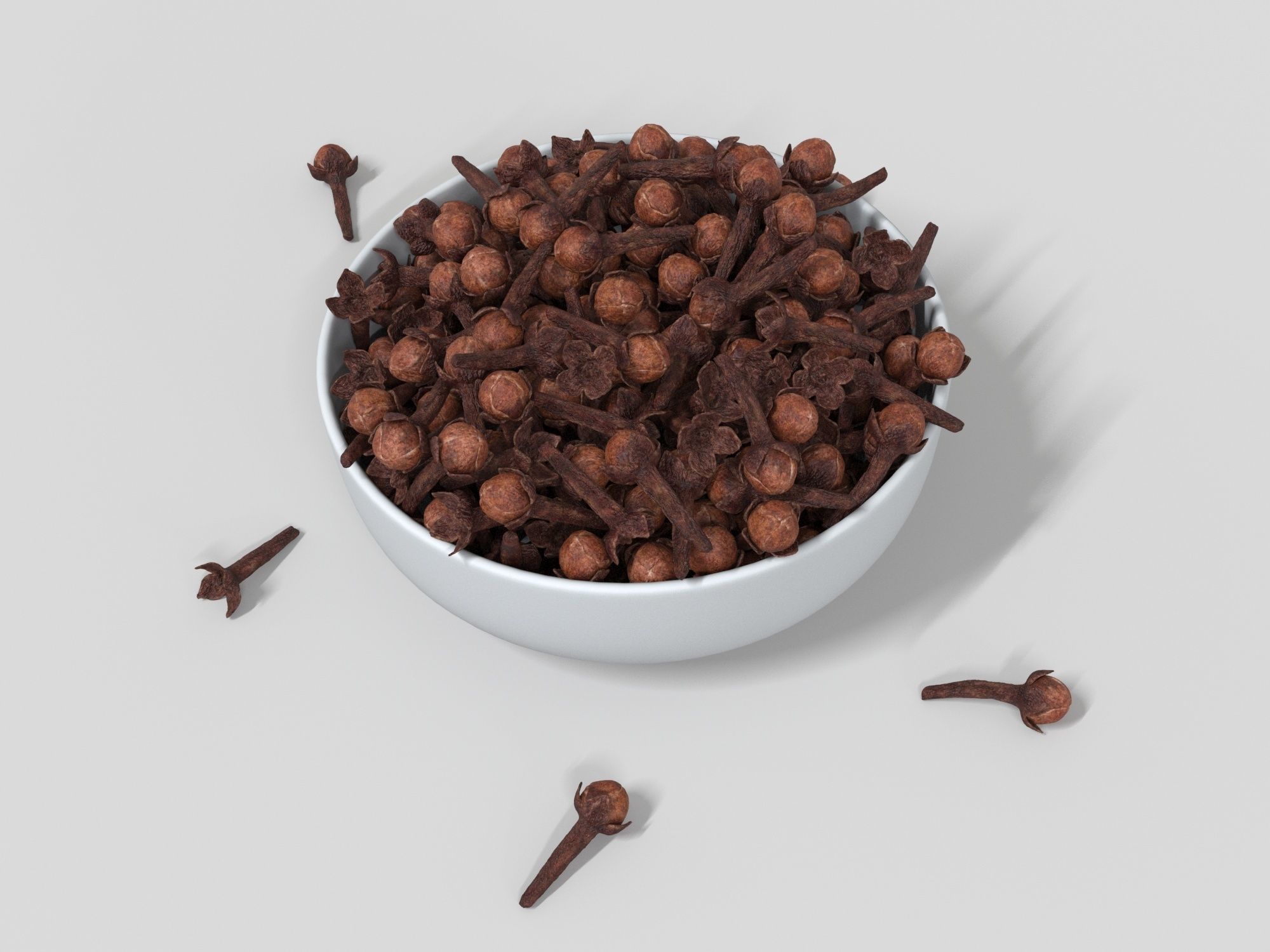 Clove spice 3D model_1