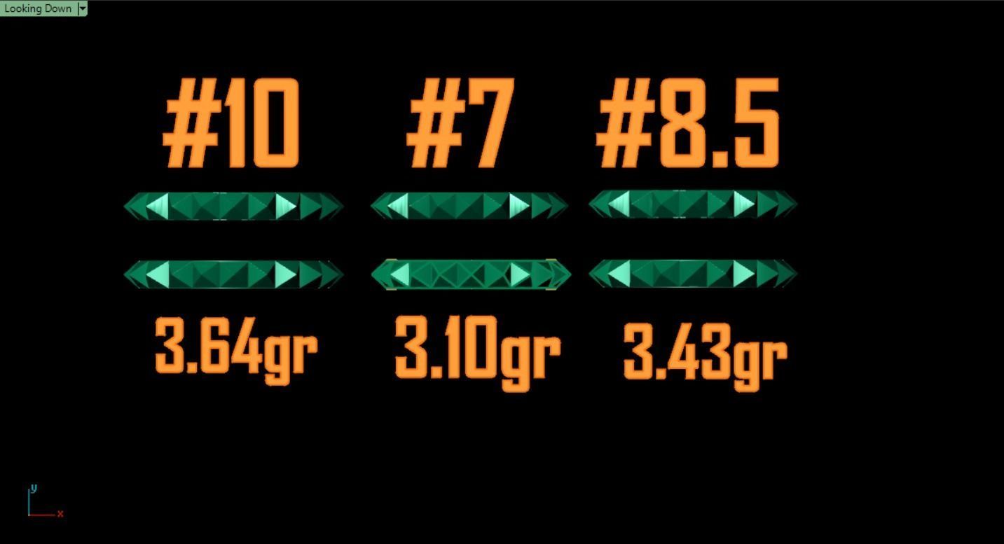 triangle ring 3D print model_6