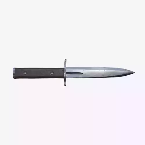 Italian WWI Arditi Dagger Low-poly 3D model