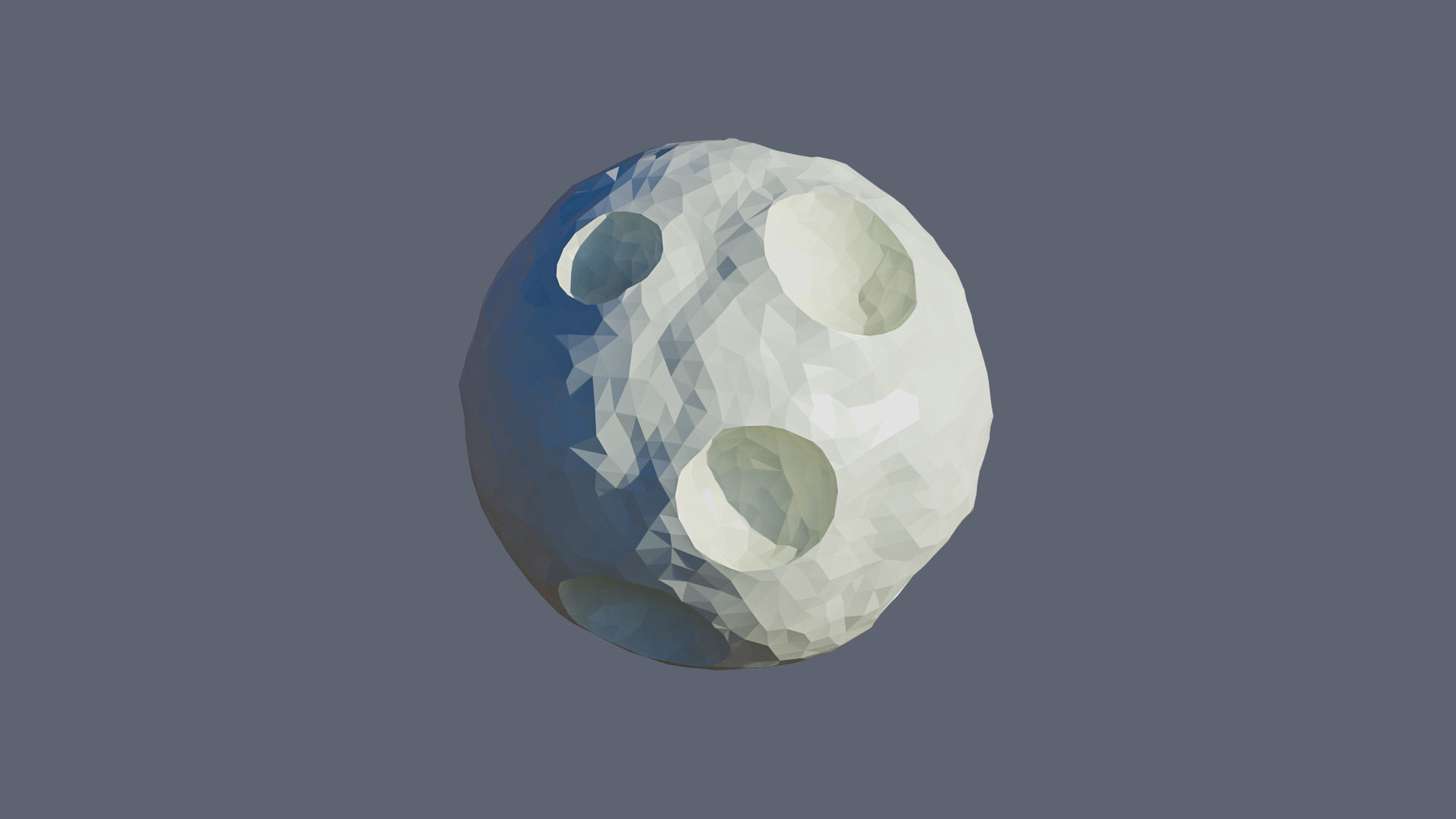 Planets 2 Low-poly 3D model_21