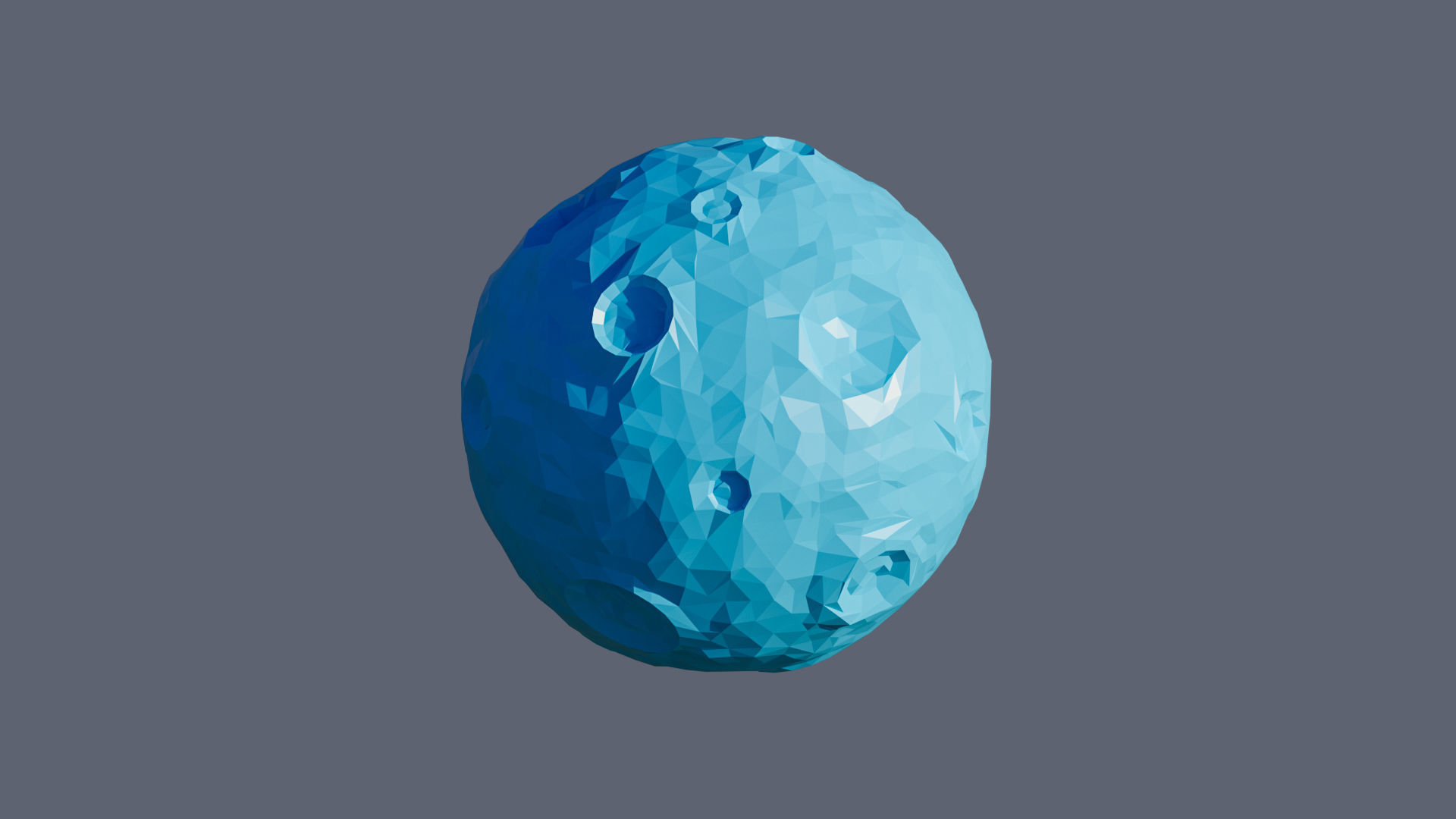 Planets 2 Low-poly 3D model_34