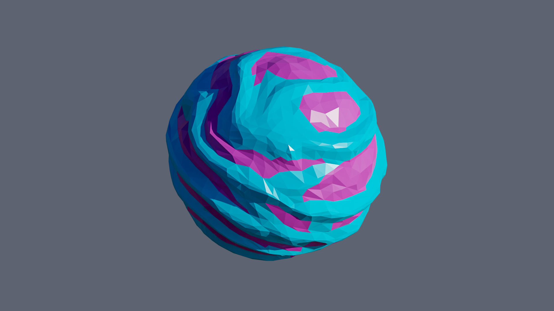 Planets 2 Low-poly 3D model_35