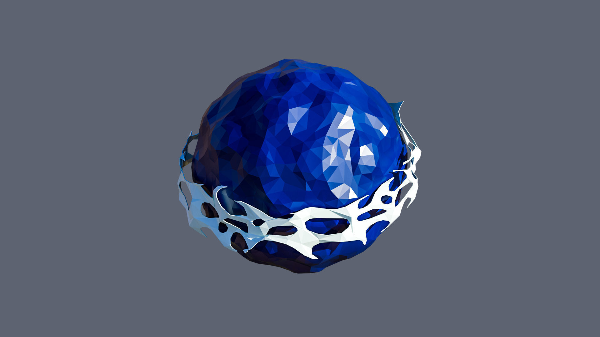 Planets 2 Low-poly 3D model_46