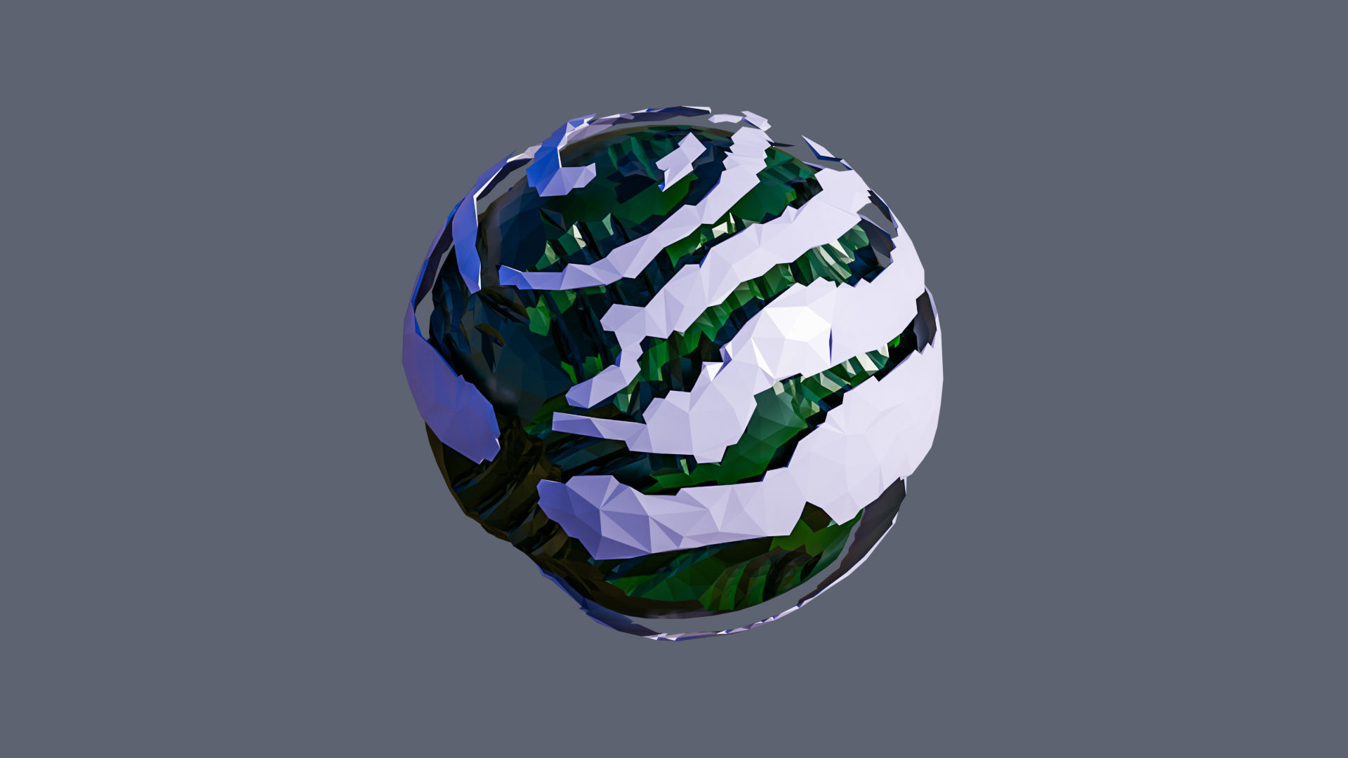 Planets 2 Low-poly 3D model_48