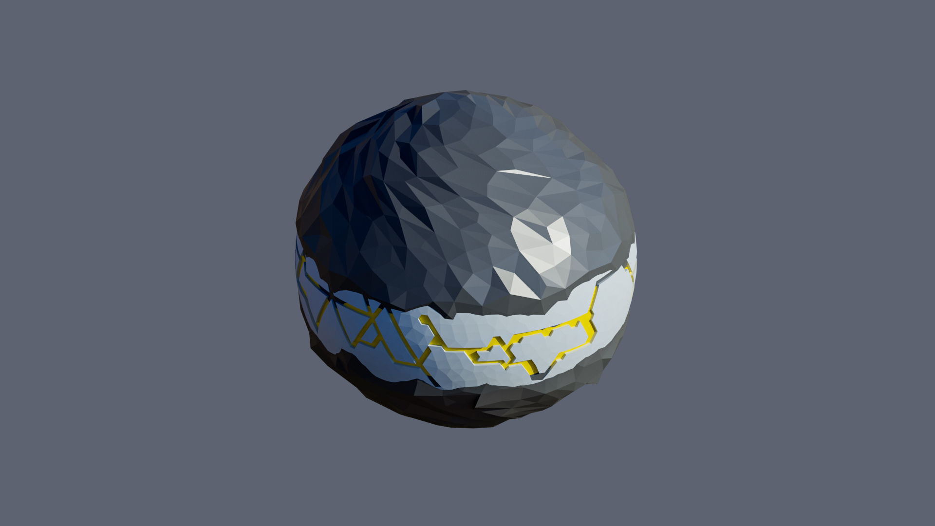 Planets 2 Low-poly 3D model_33