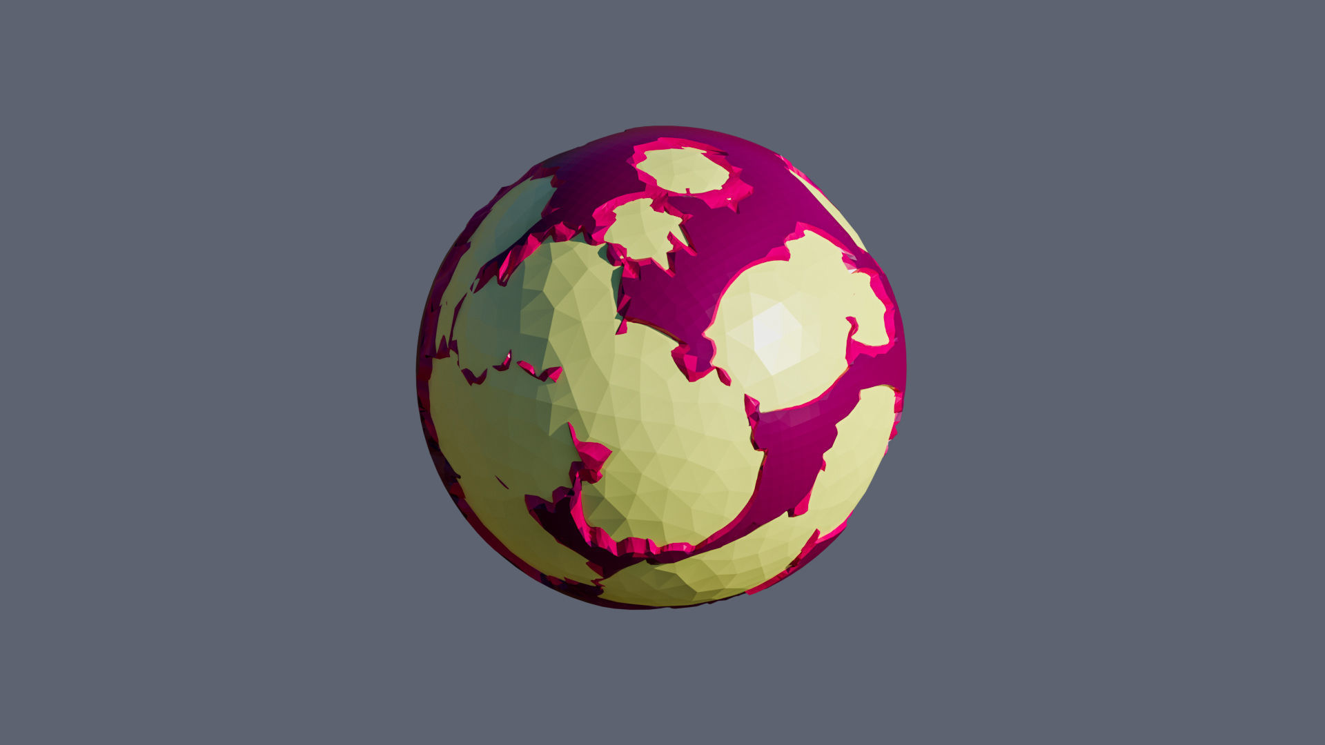 Planets 2 Low-poly 3D model_49