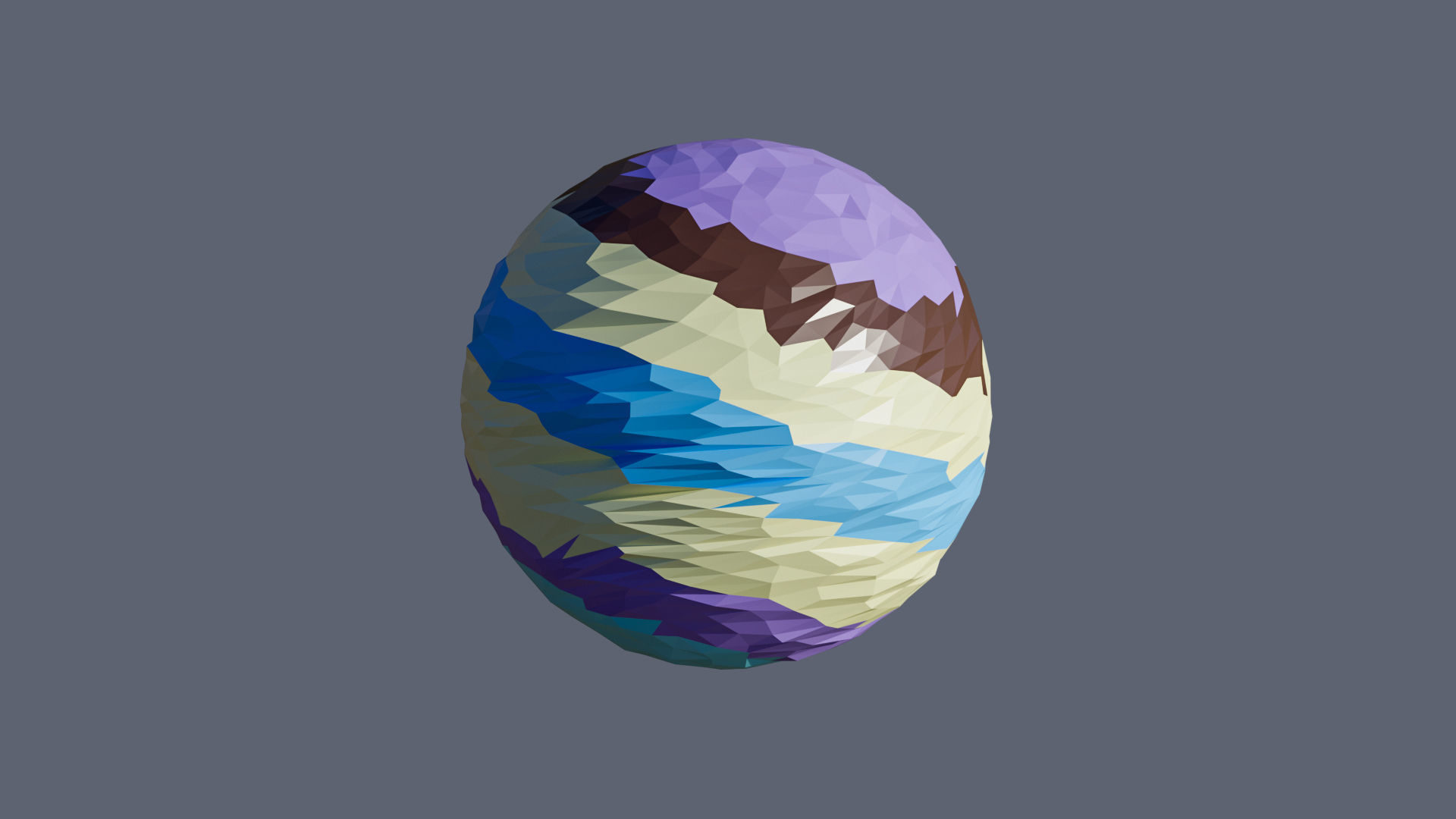Planets 2 Low-poly 3D model_25