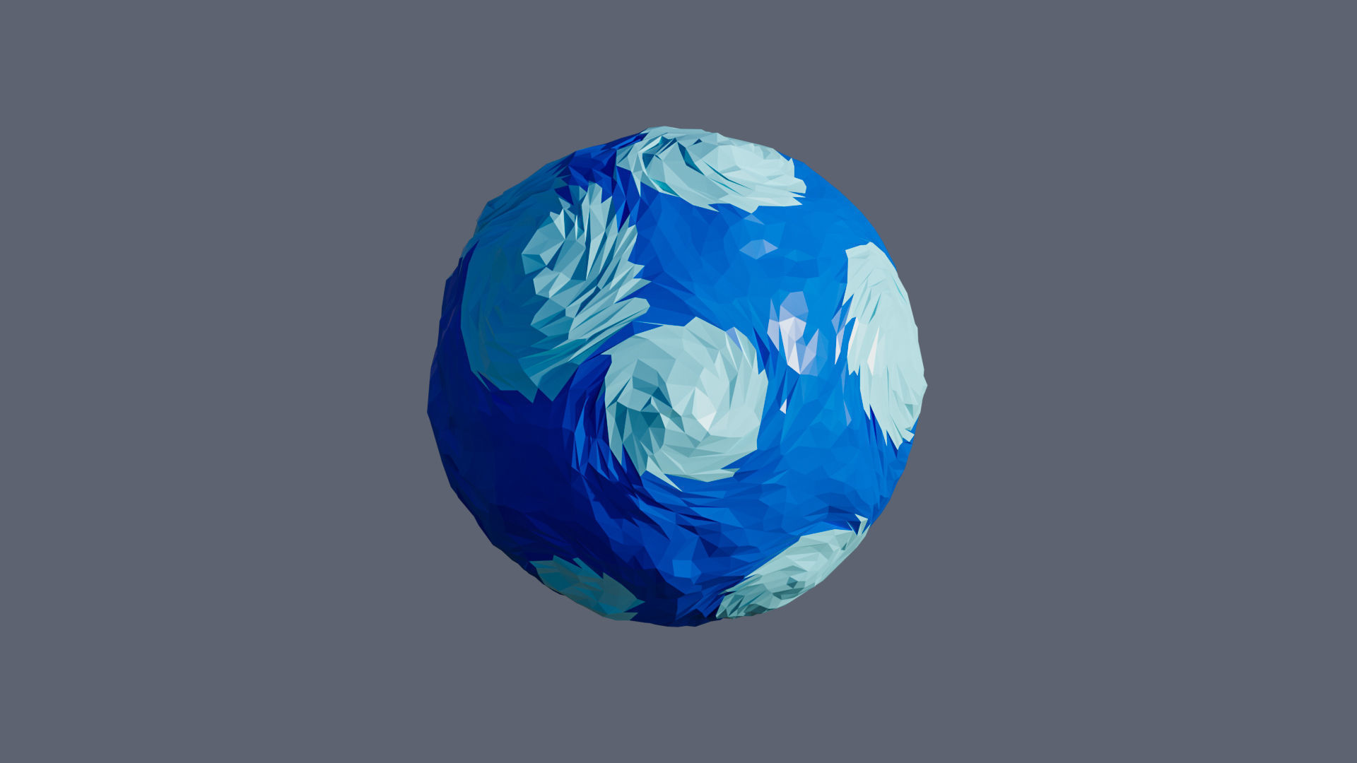 Planets 2 Low-poly 3D model_8