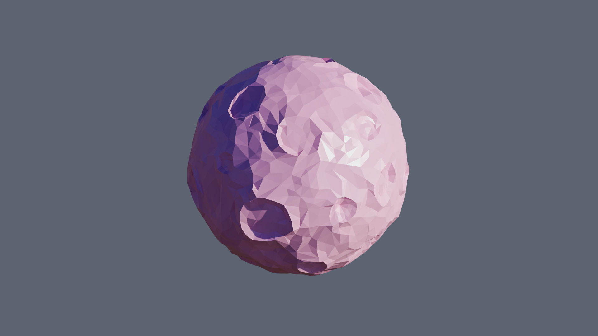 Planets 2 Low-poly 3D model_31