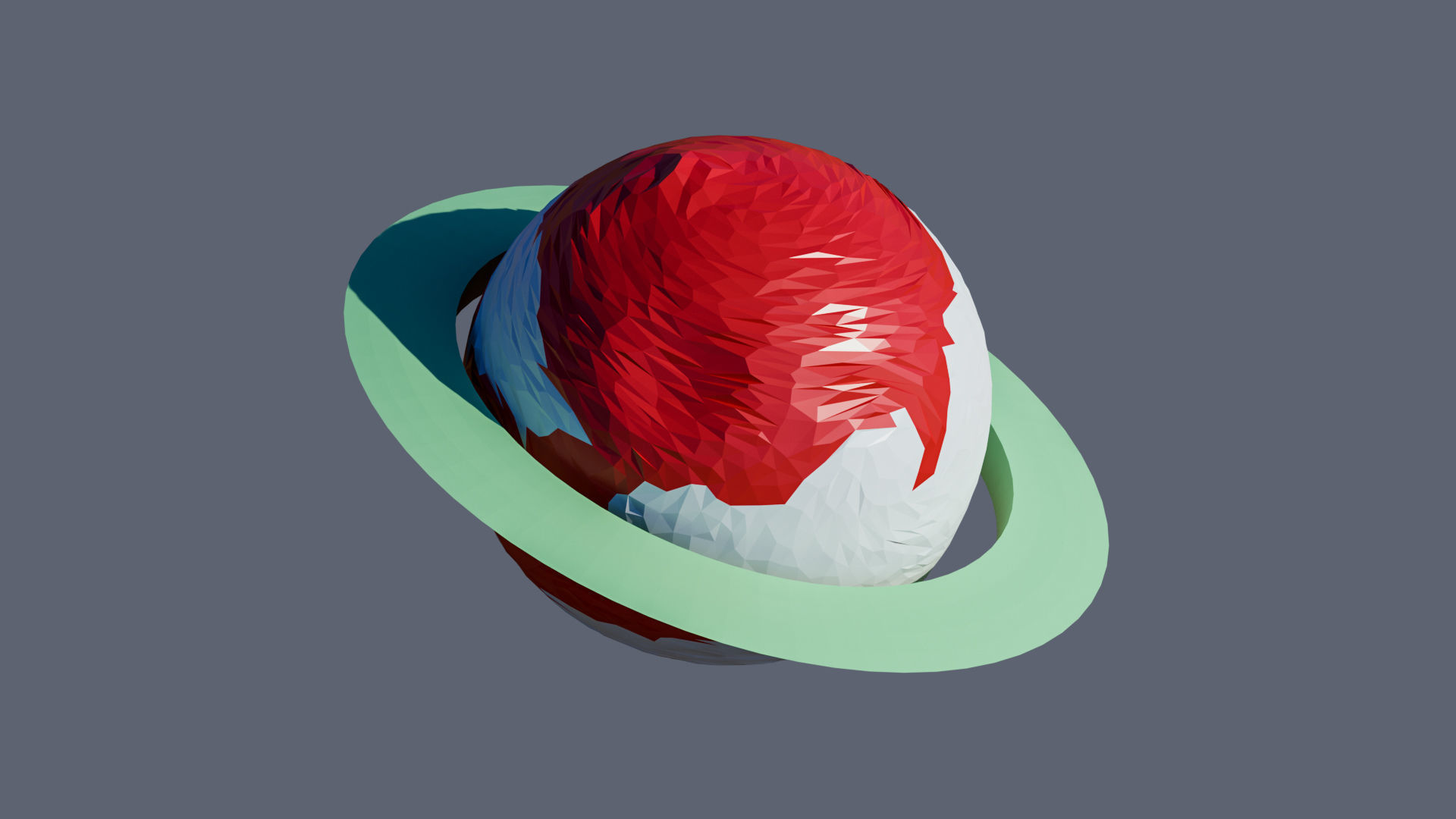 Planets 2 Low-poly 3D model_32