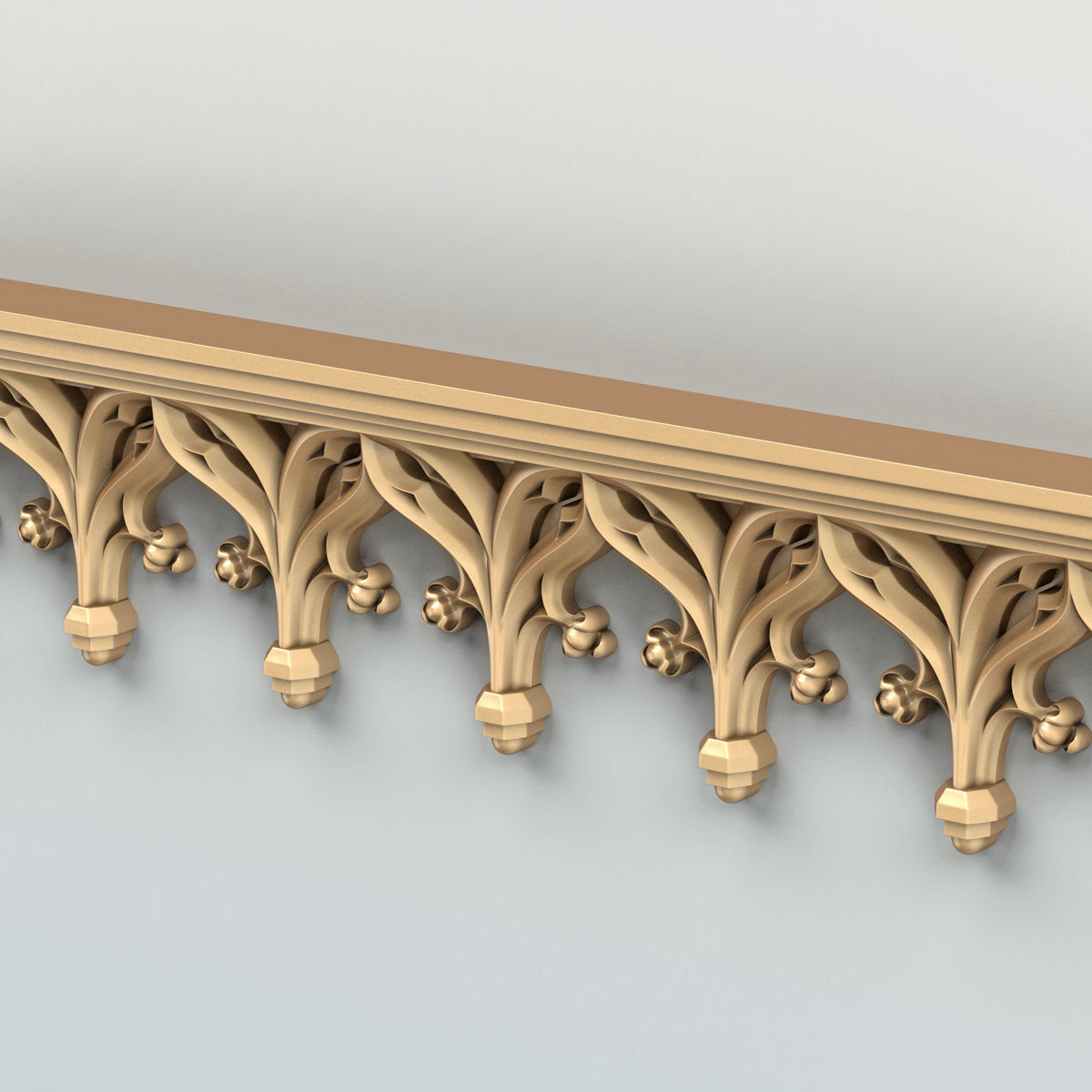 Molding 053 Gothic 3D model_3