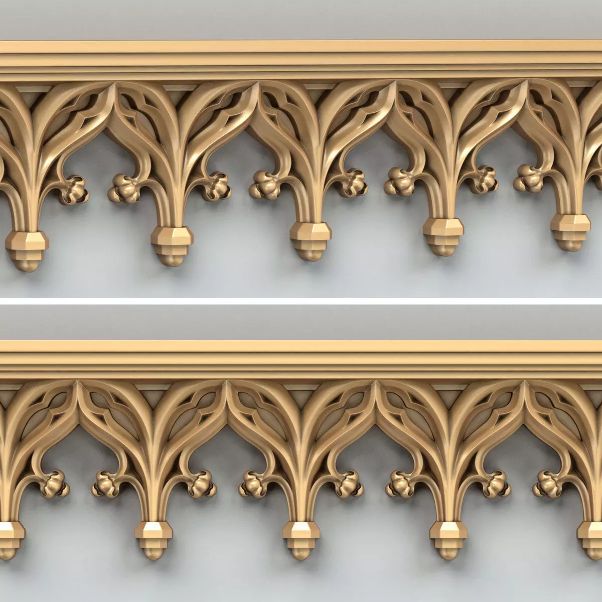 Molding 053 Gothic 3D model_0