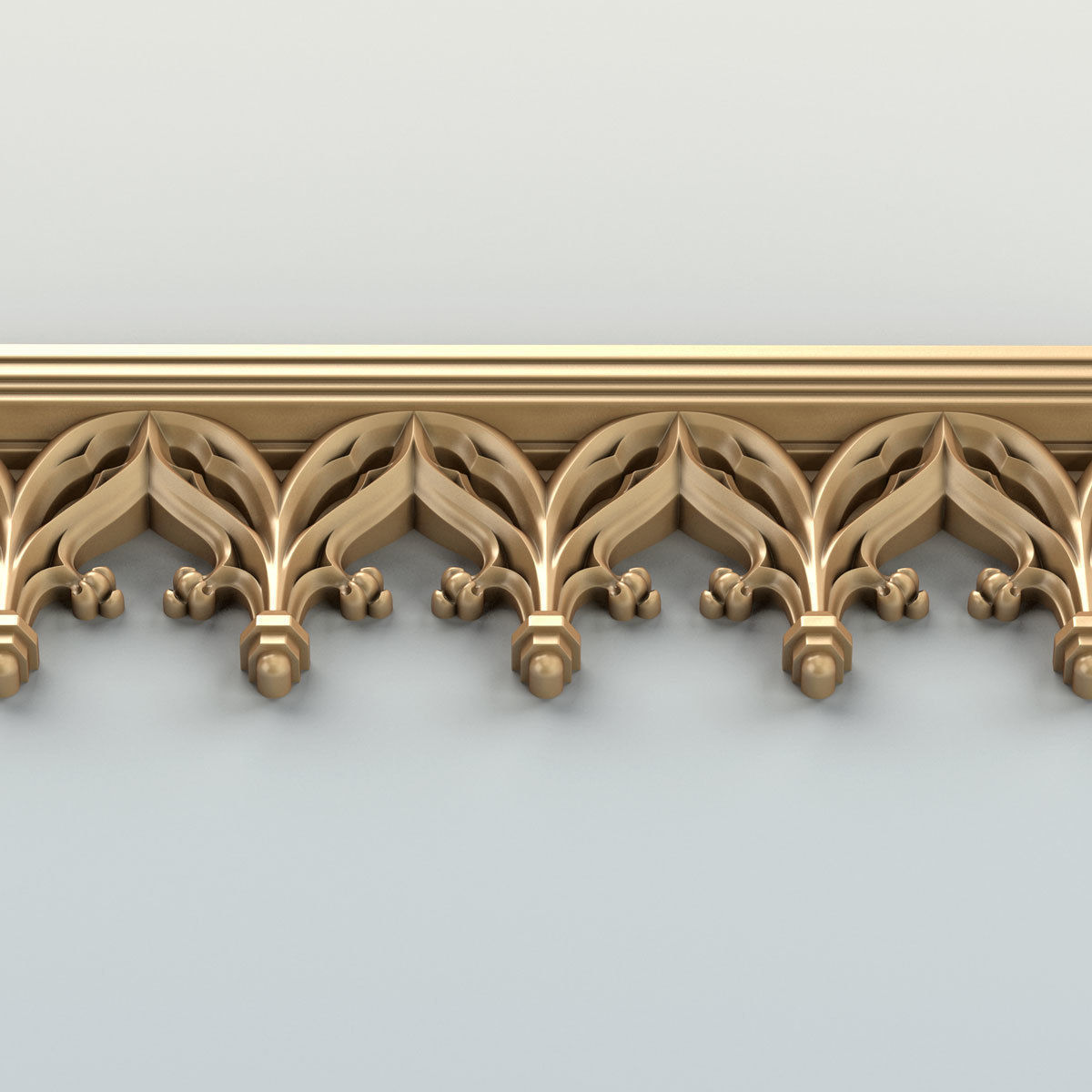 Molding 053 Gothic 3D model_4