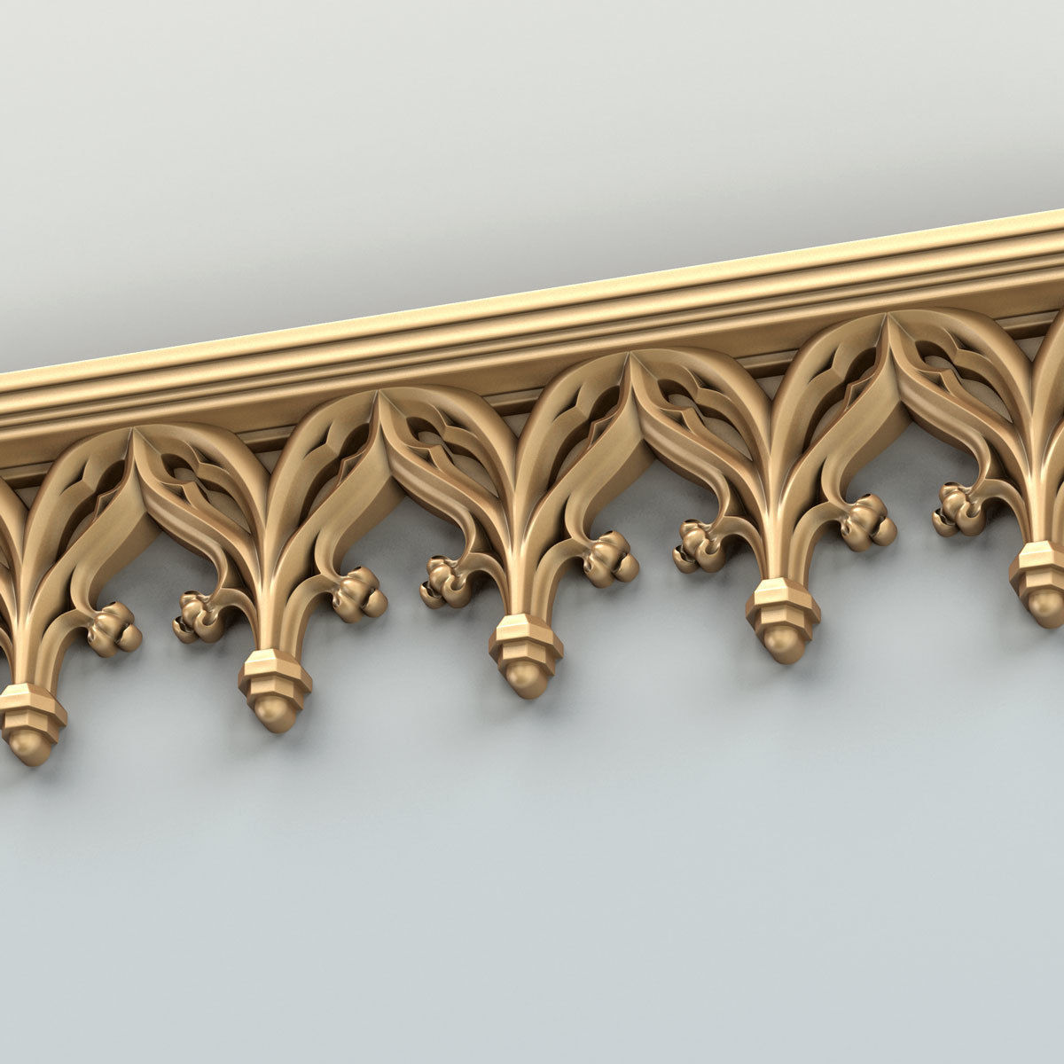 Molding 053 Gothic 3D model_5