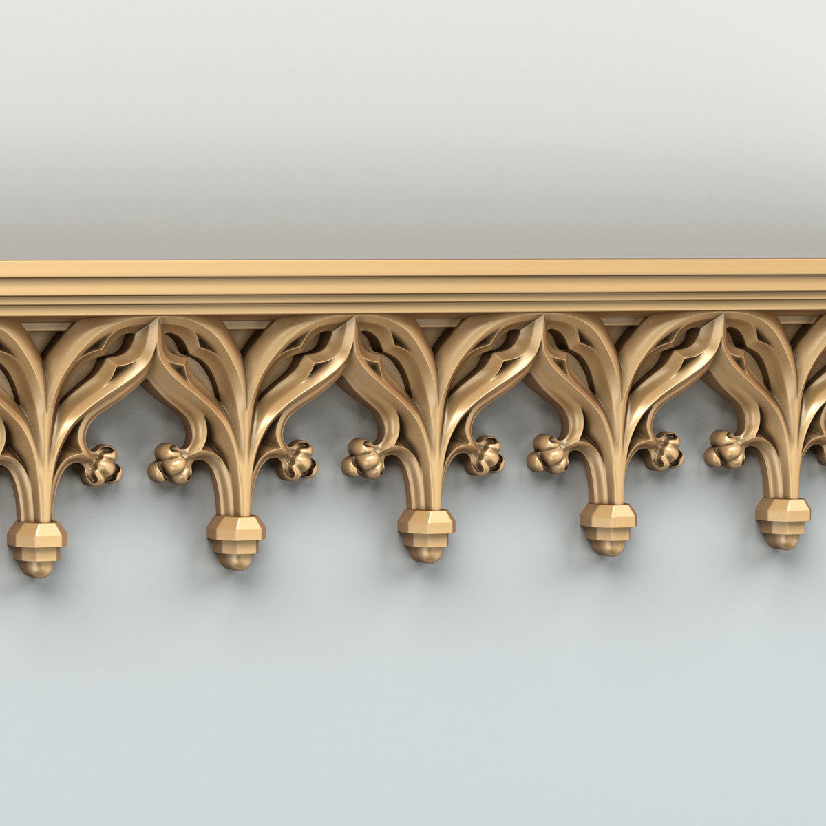 Molding 053 Gothic 3D model_1