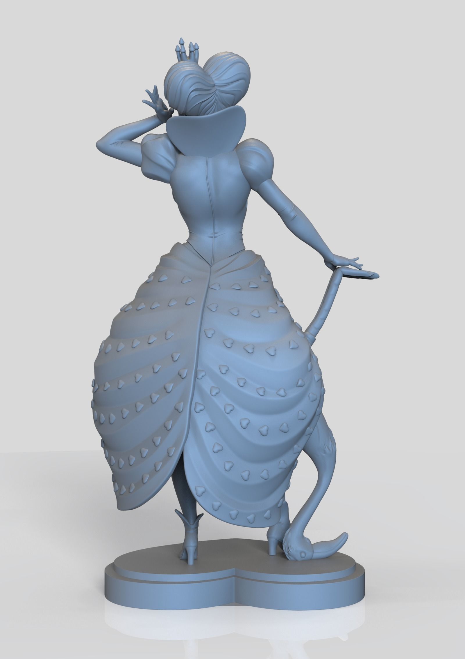 QUEEN OF HEARTS BY ALICE IN WONDERLAND 3D print model_5
