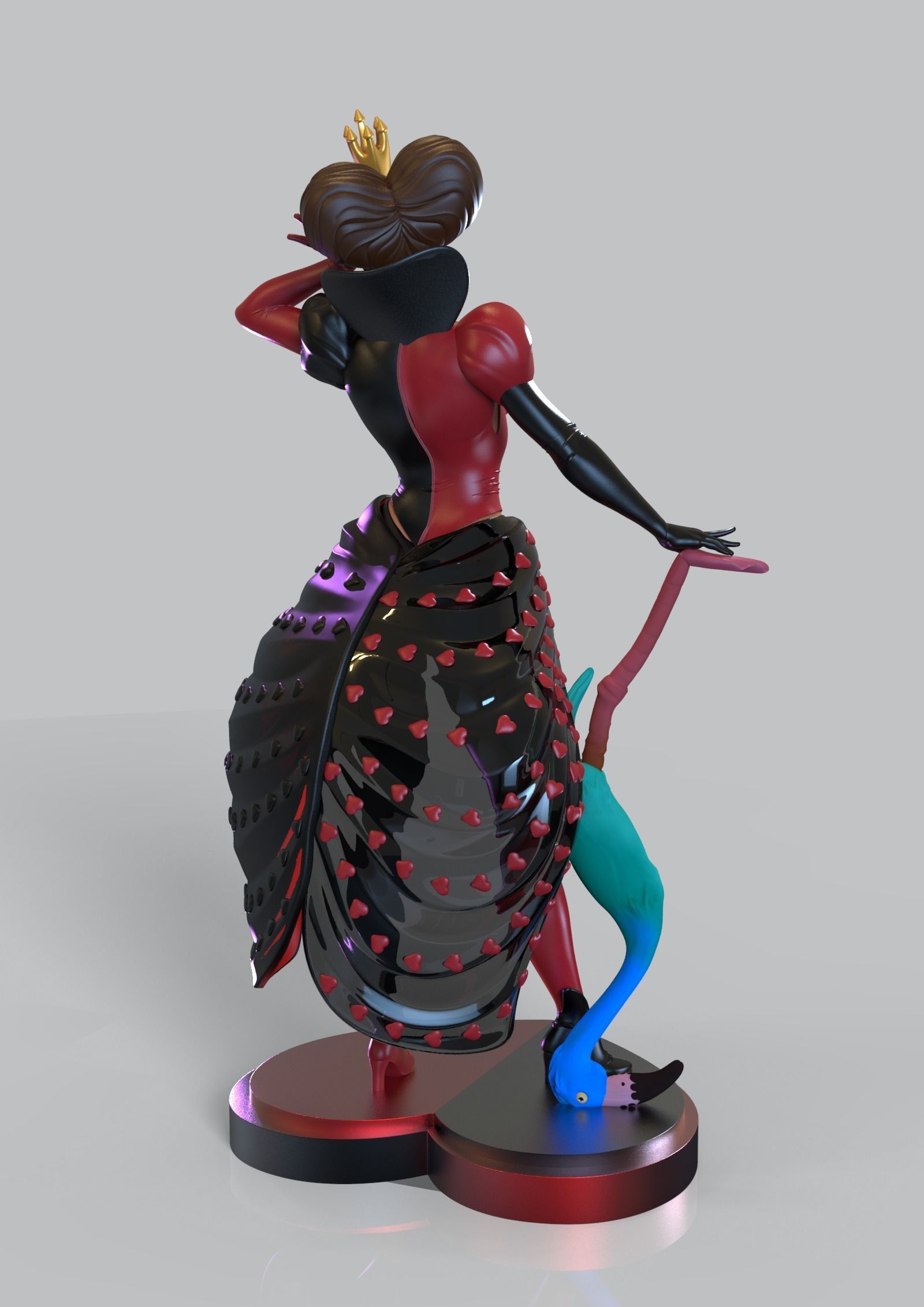 QUEEN OF HEARTS BY ALICE IN WONDERLAND 3D print model_1