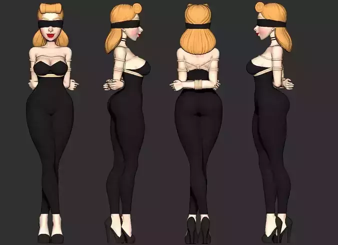 PIN-UP BANDAGE V1 PLUS NSFW VERSION 3D print model