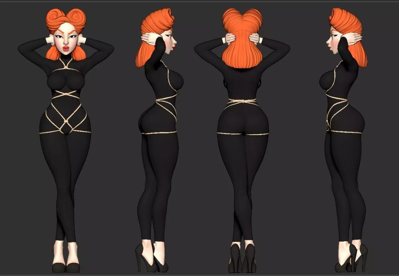 Pin-up Bandage V2 PLUS NSFW 3D print model_0