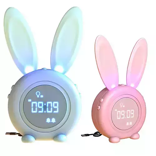 clock bunny ear alarm