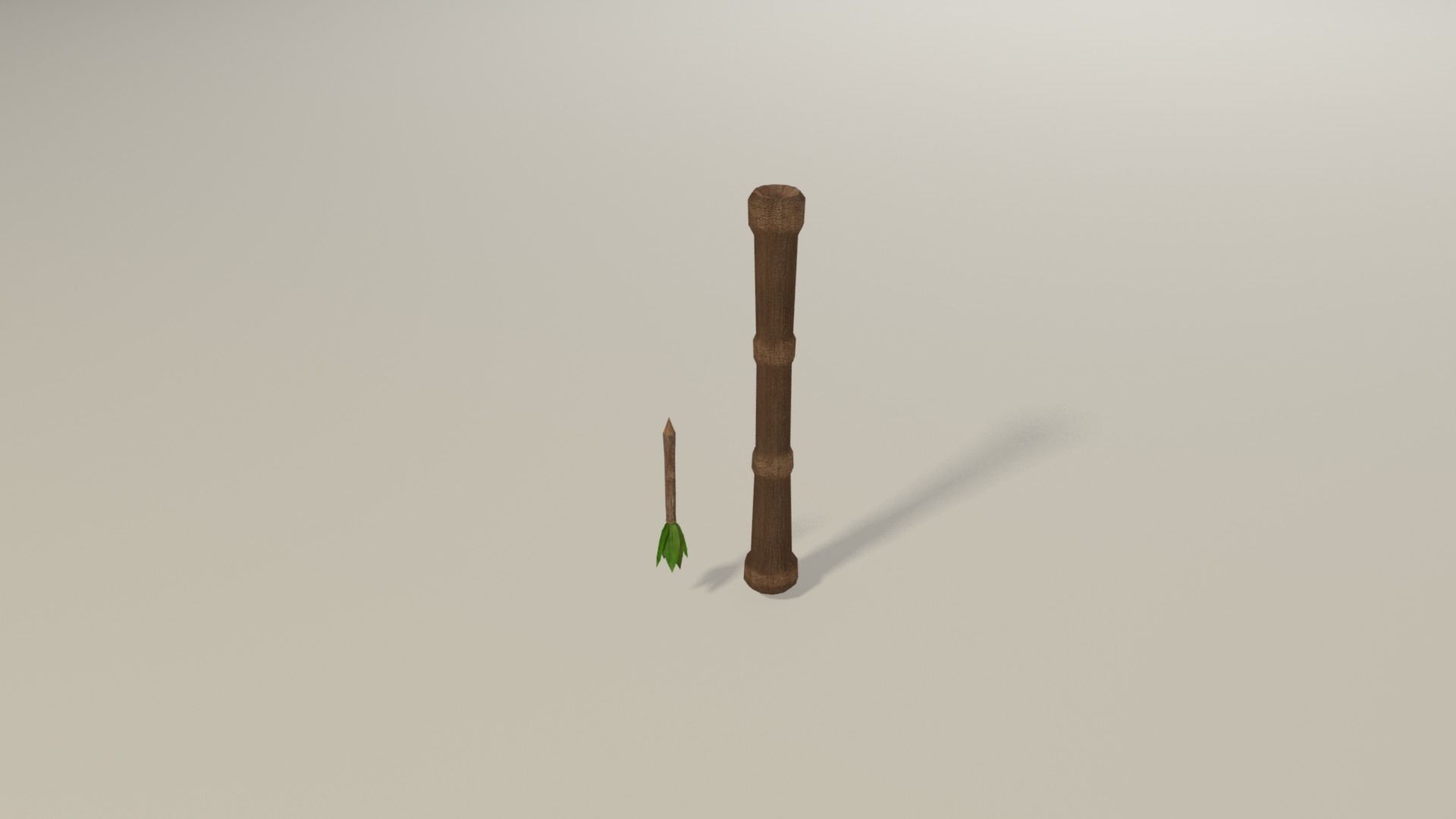 Indigenous skeletons with masks 2 Low-poly 3D model_6